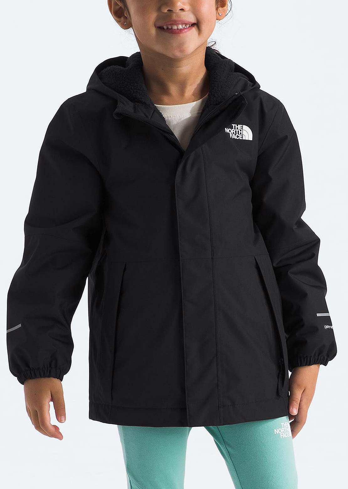 The North Face Junior Warm Antora Rain Jacket TNF Black/TNF Black