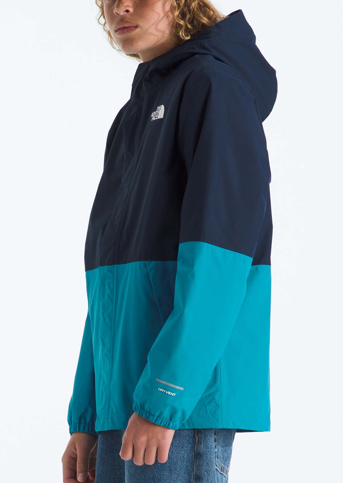 The North Face Junior Warm Antora Rain Jacket Summit Navy/Dusk Blue