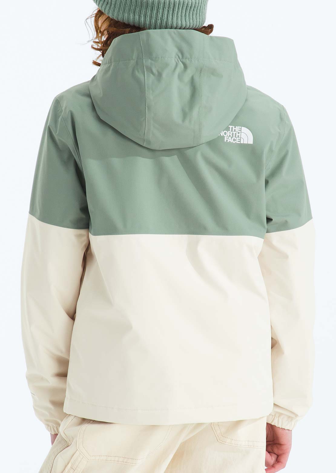 The North Face Junior Warm Antora Rain Jacket Slate Moss/White Dune