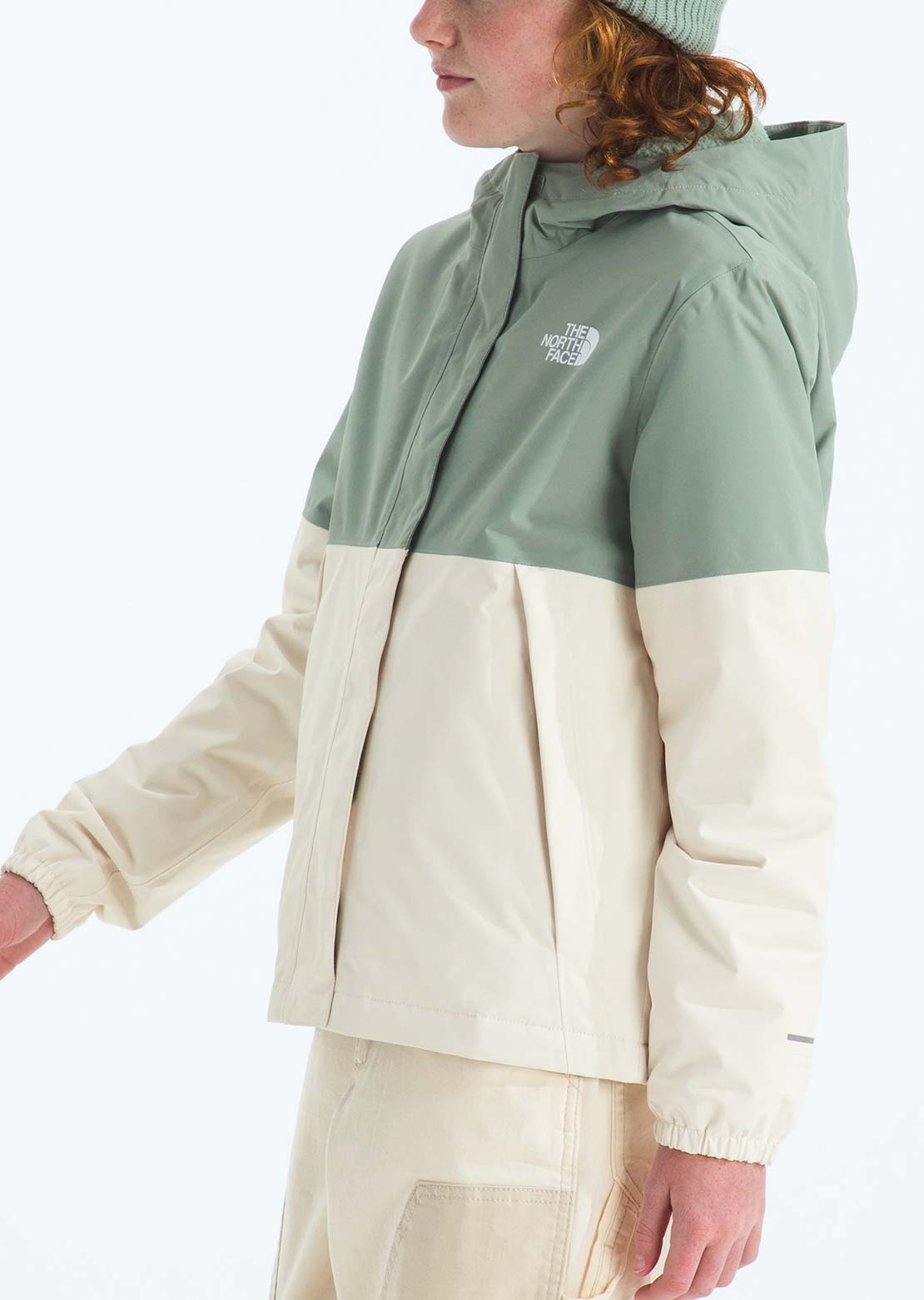 The North Face Junior Warm Antora Rain Jacket Slate Moss/White Dune