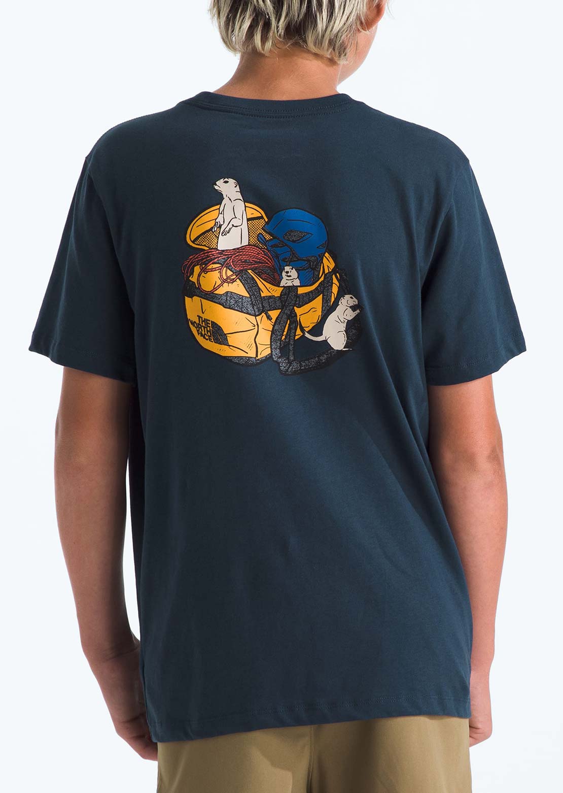 The North Face Junior Woodland Wanderer Regular T-Shirt Summit Navy