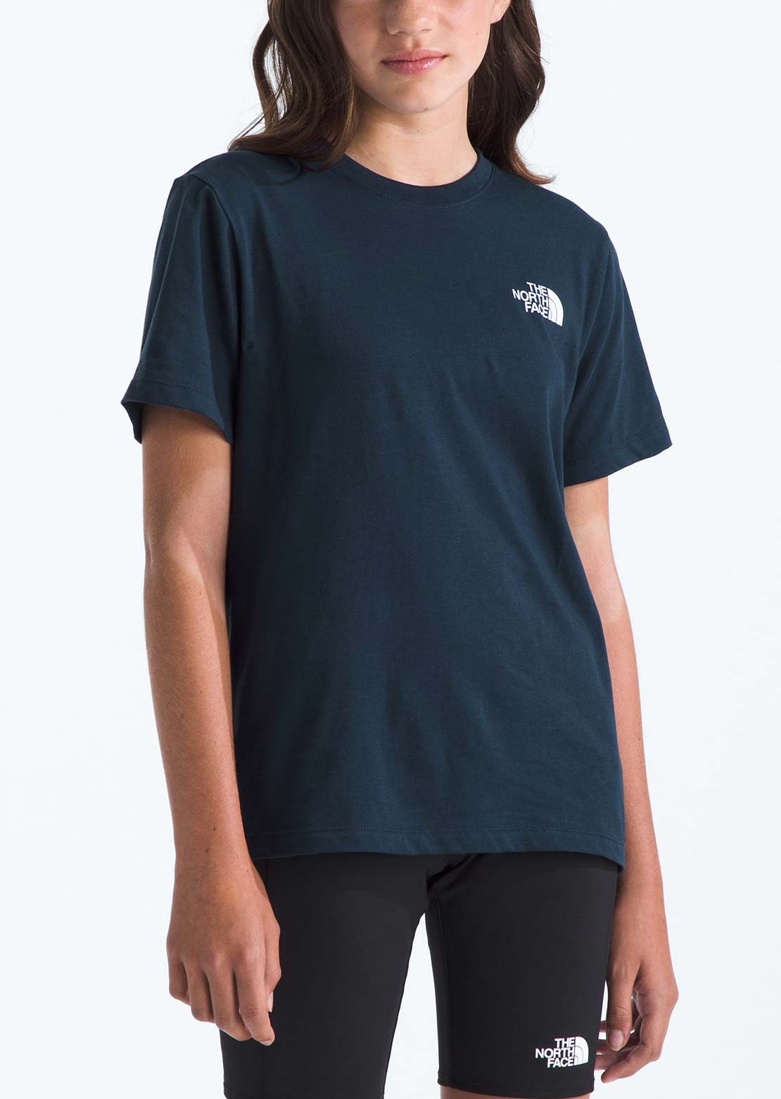 The North Face Junior Woodland Wanderer Regular T-Shirt Summit Navy