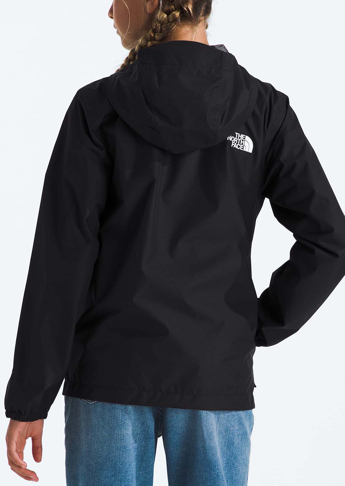 The North Face Junior Zipline Rain Jacket TNF Black