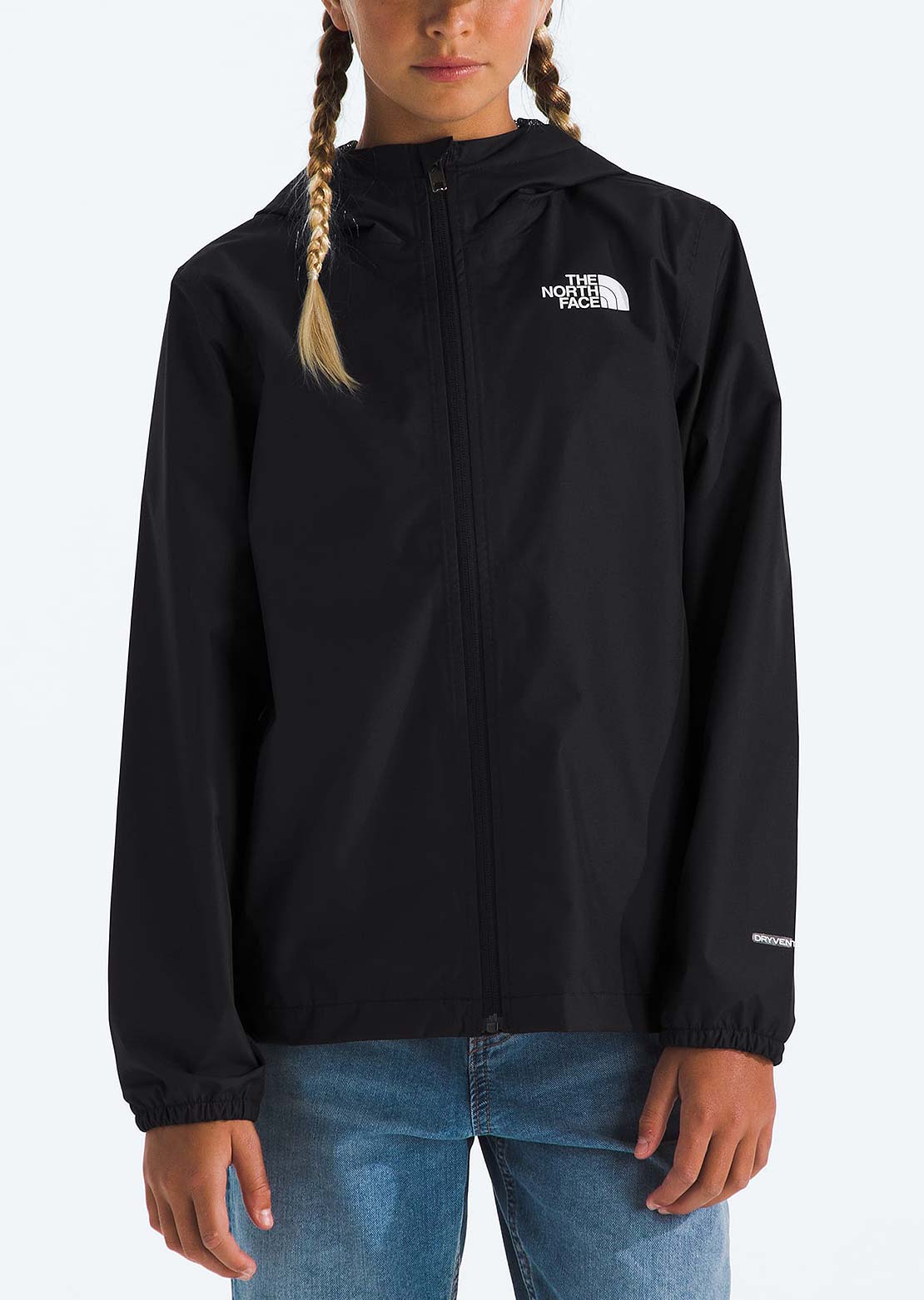 The North Face Junior Zipline Rain Jacket TNF Black