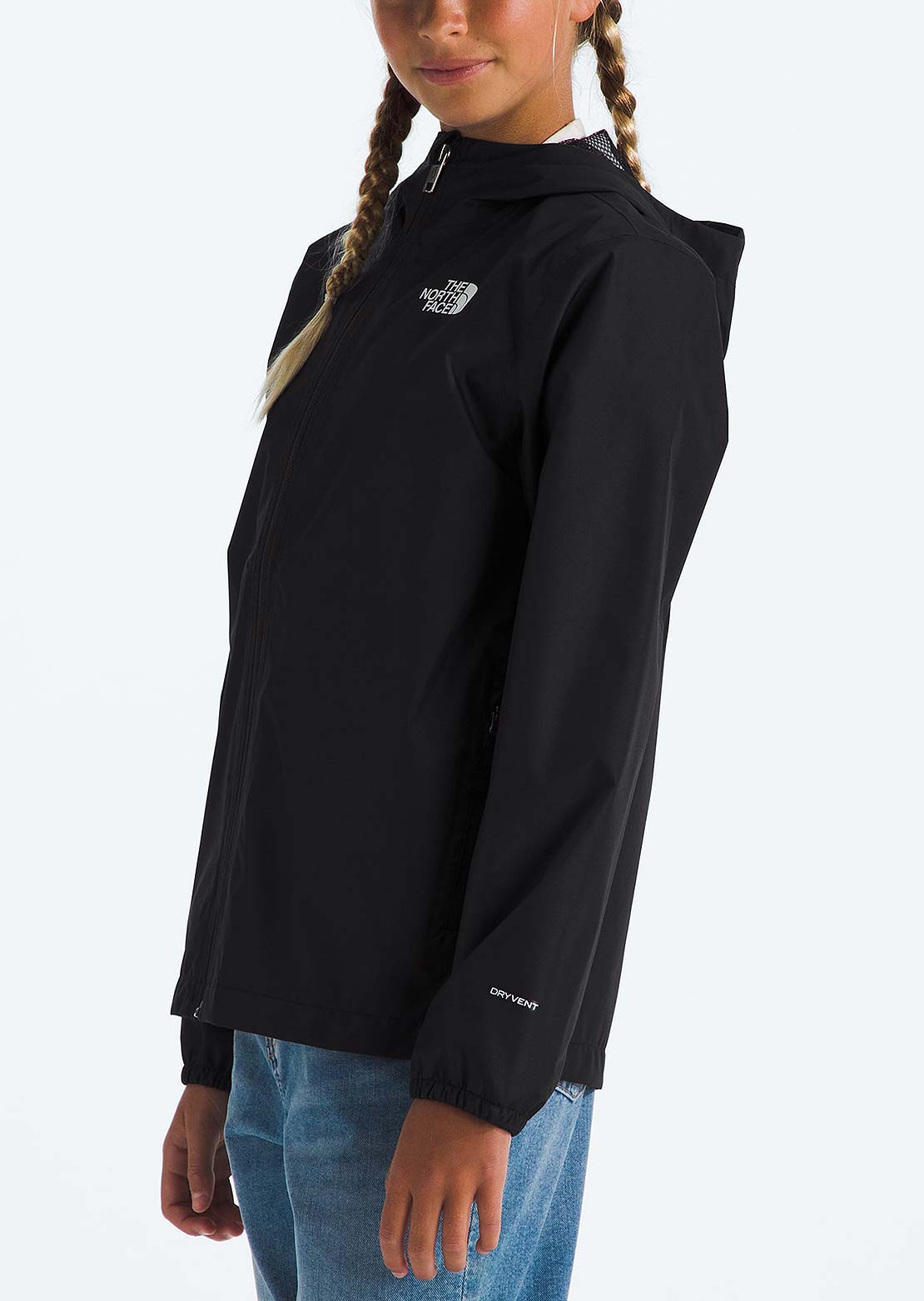 The North Face Junior Zipline Rain Jacket TNF Black