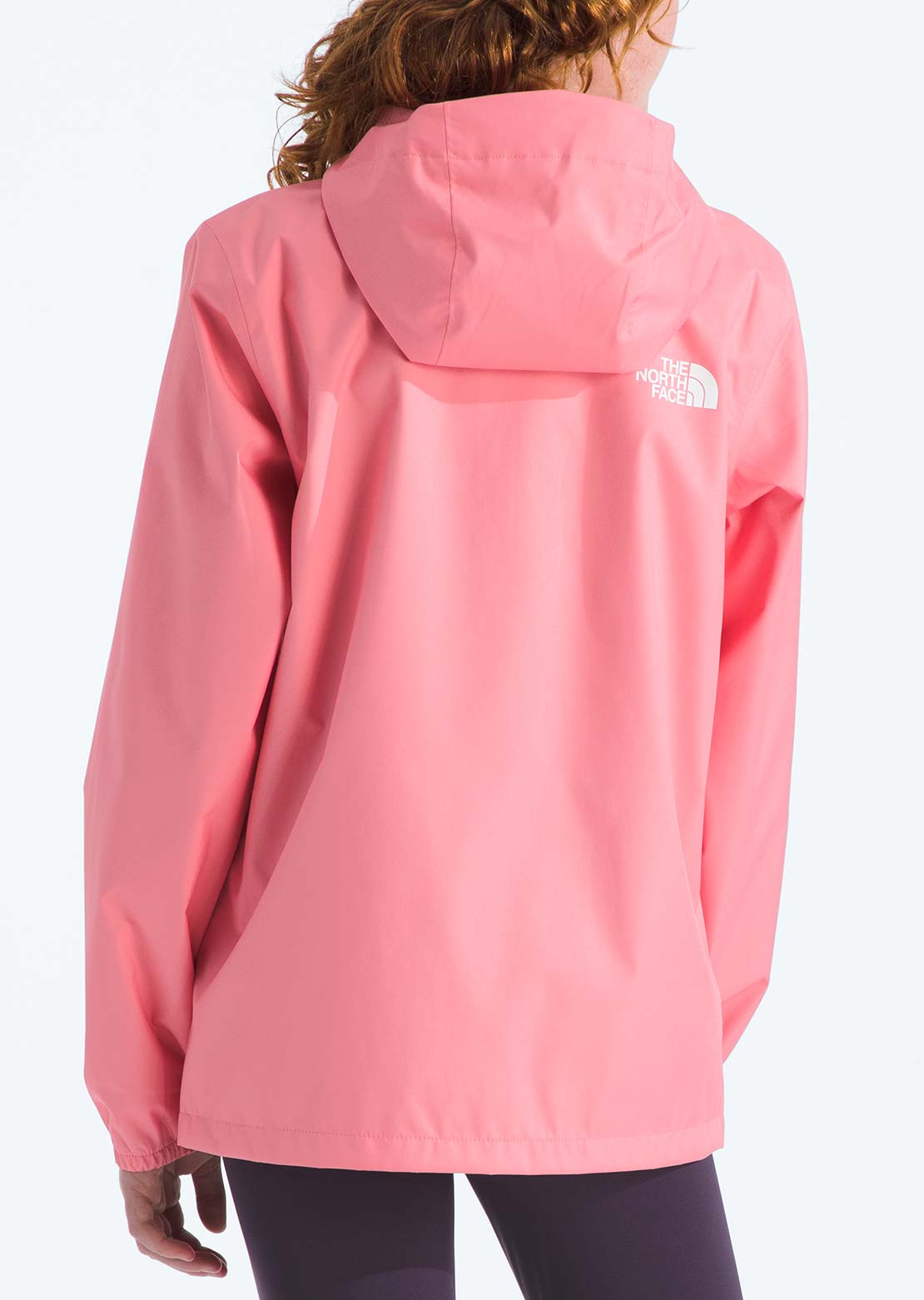 The North Face Junior Zipline Rain Jacket Coral Crush