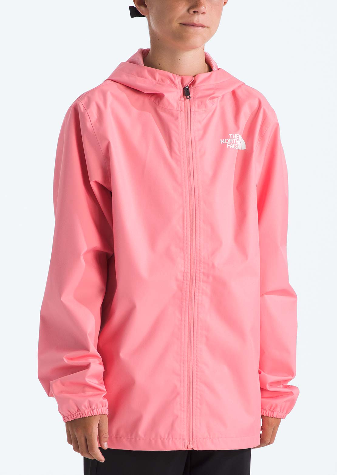 The North Face Junior Zipline Rain Jacket Coral Crush