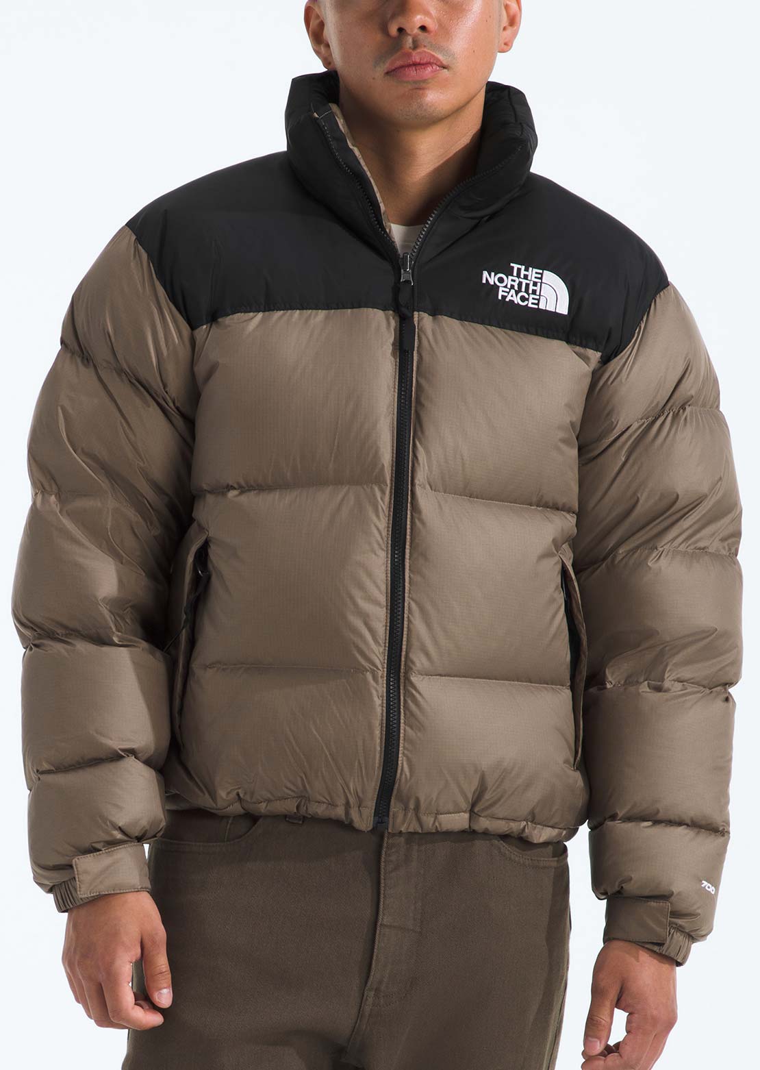 The North Face Men's 1996 Retro Nuptse Jacket Mocha Brown/TNF Black