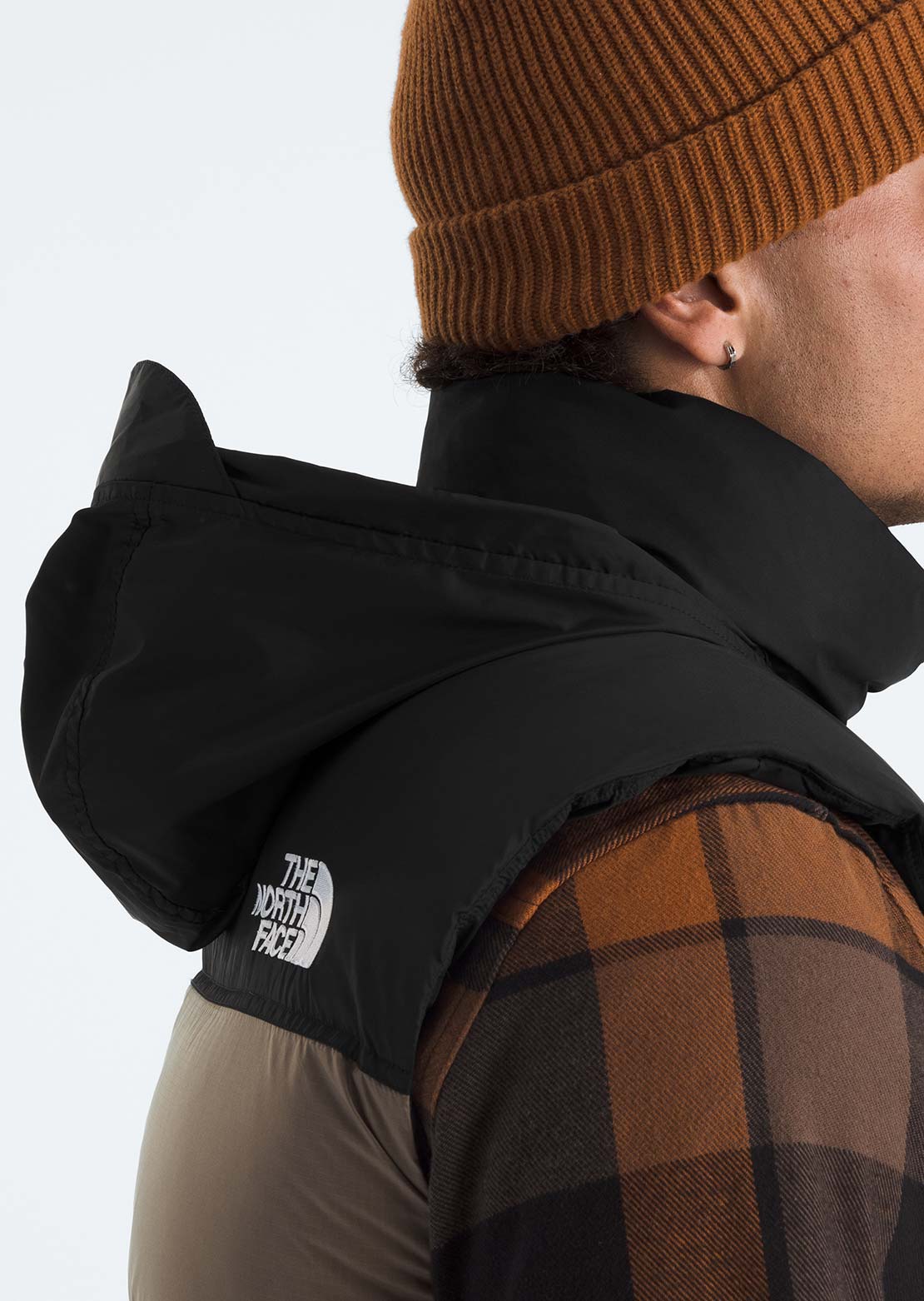 The North Face Men's 1996 Retro Nuptse Vest Mocha Brown/TNF Black