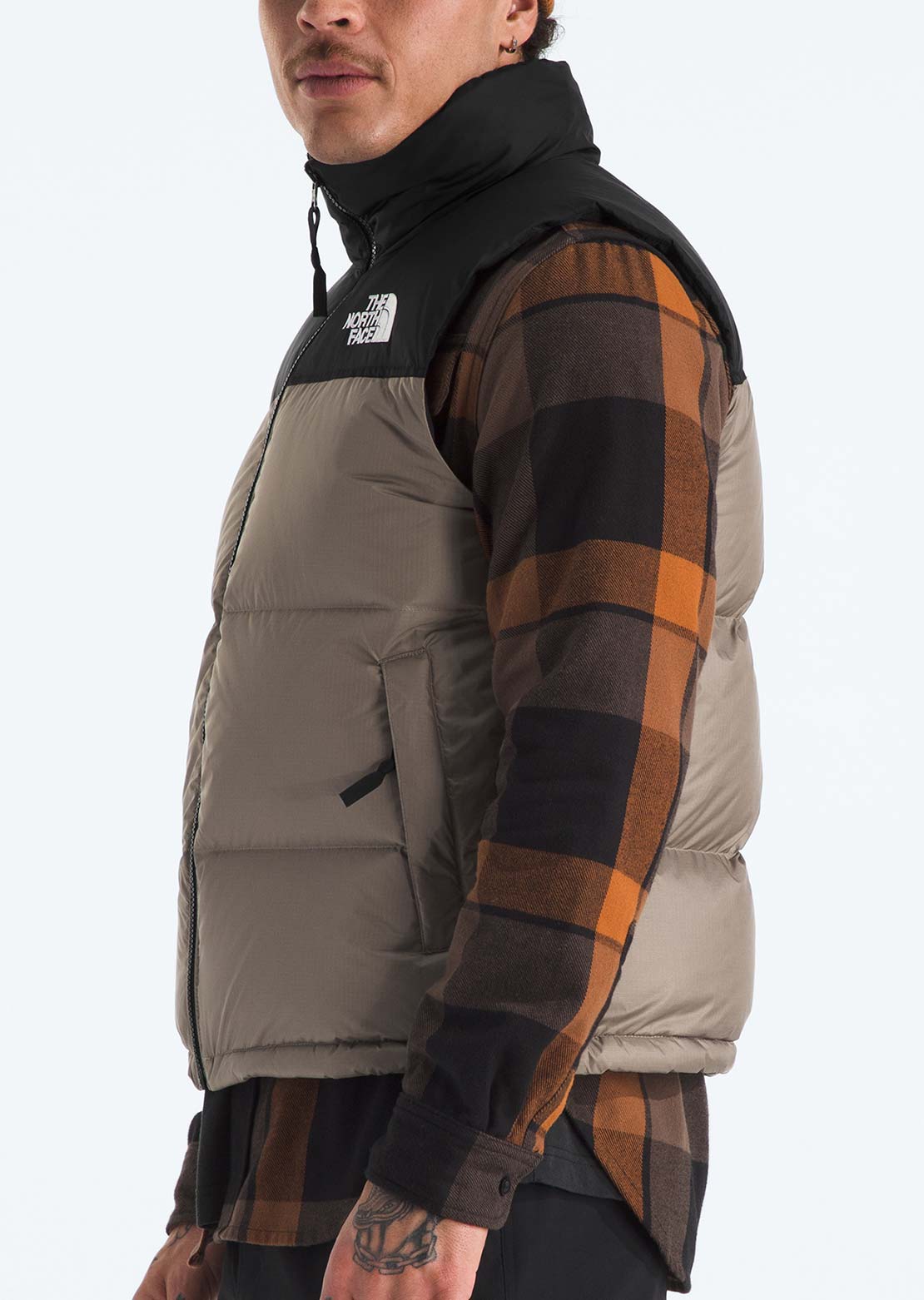 The North Face Men's 1996 Retro Nuptse Vest Mocha Brown/TNF Black