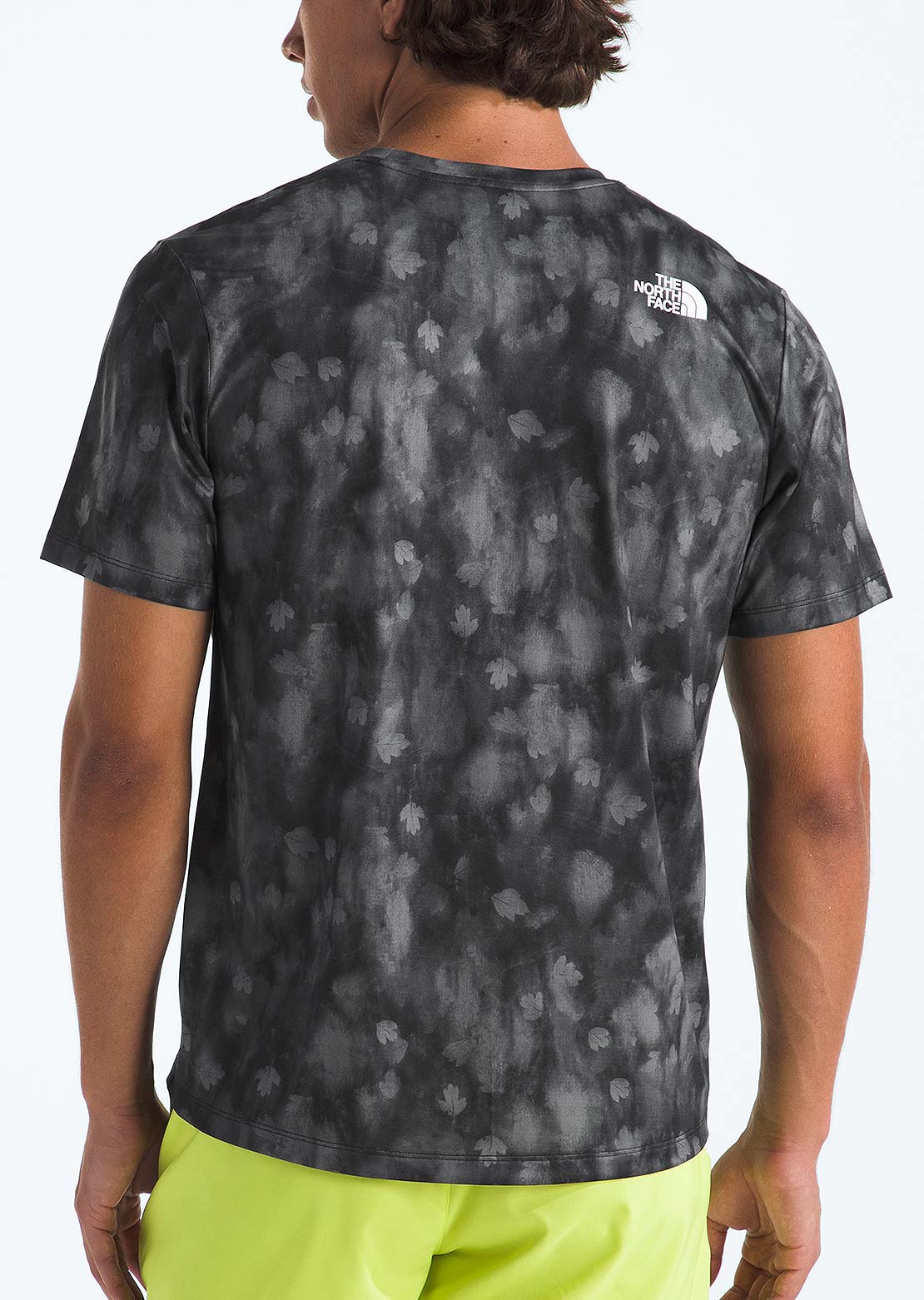 The North Face Men's 24/7 Print T-Shirt TNF Black Diffuse Nature Print