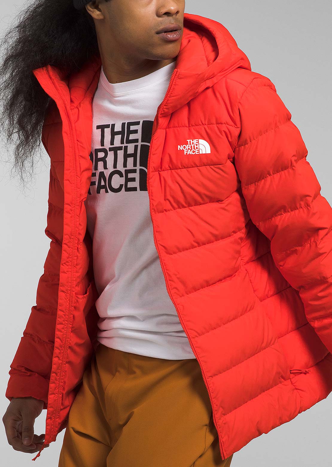 The North Face Men&#39;s Aconcagua 3 Hood Fiery Red