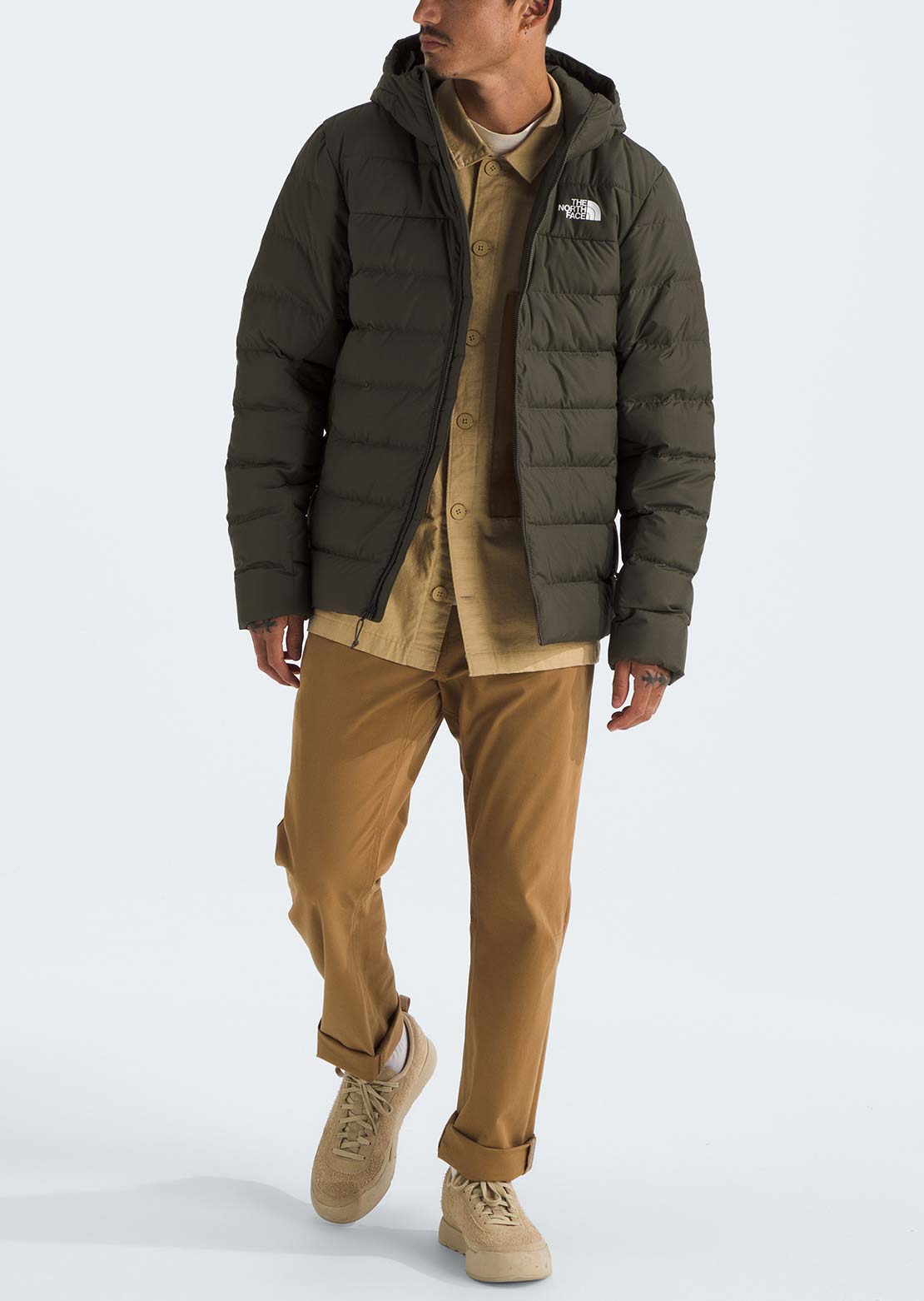 The North Face Men's Aconcagua 3 Hood New Taupe Green