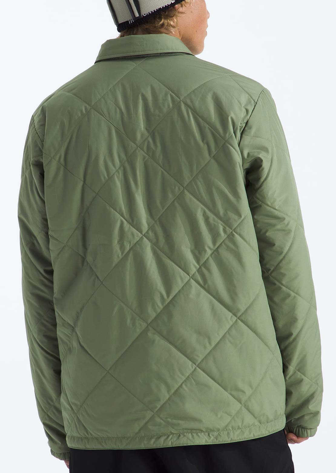 The North Face Men's Afterburner Insulated Flannel Jacket Bark Mist/TNF Black Shadow Plaid