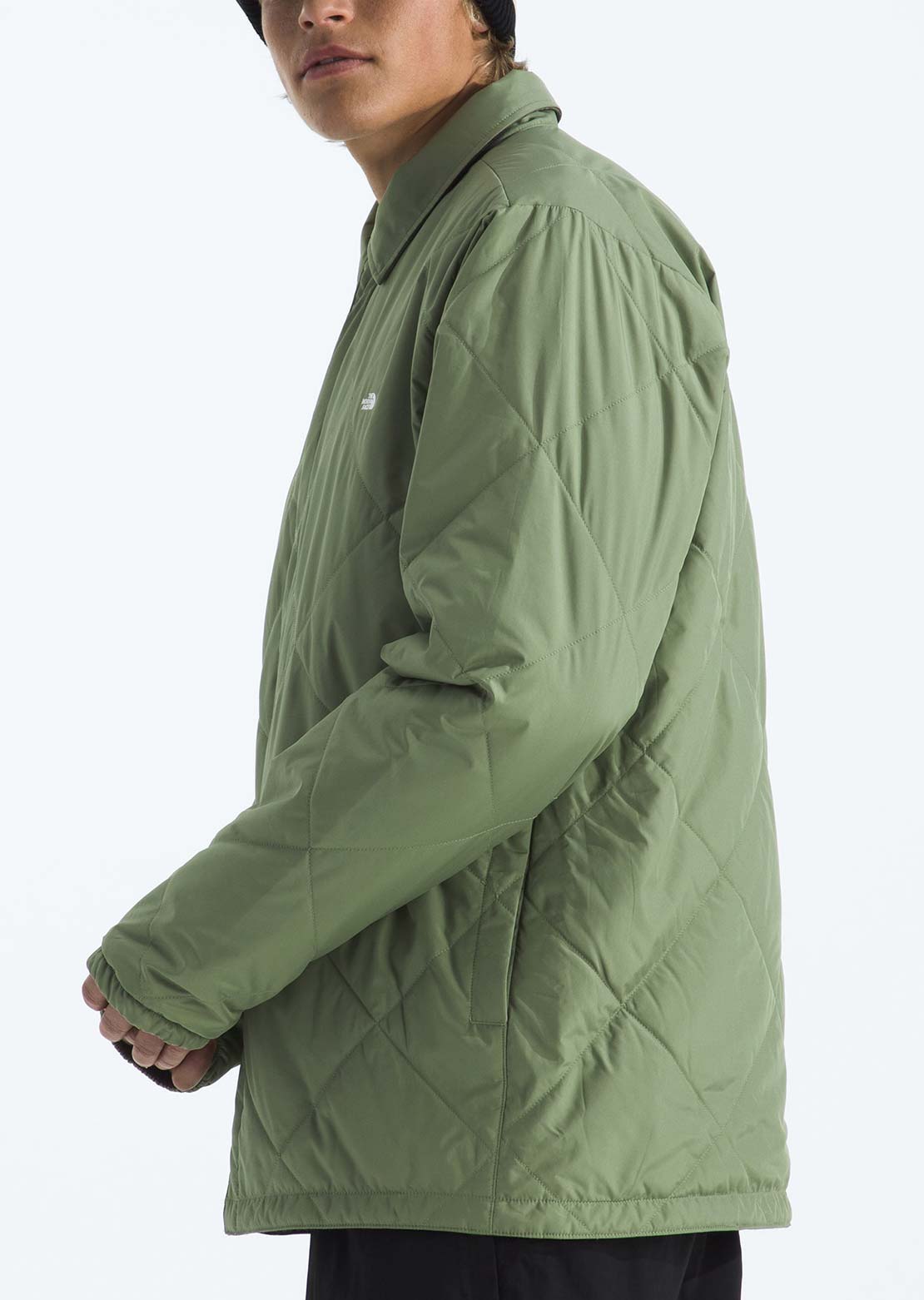 The North Face Men's Afterburner Insulated Flannel Jacket Bark Mist/TNF Black Shadow Plaid