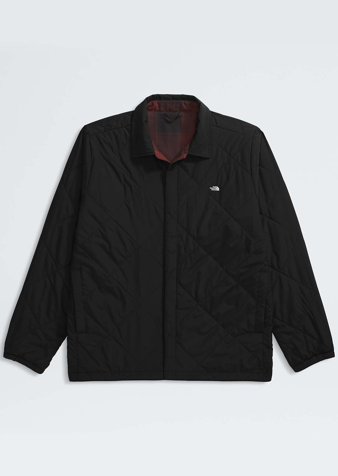 The North Face Men's Afterburner Insulated Flannel Jacket TNF Black/Sumac