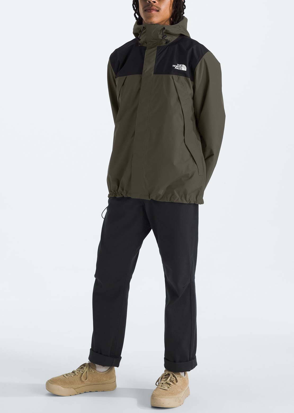 The North Face Men's Antora Jacket New Taupe/TNF Black