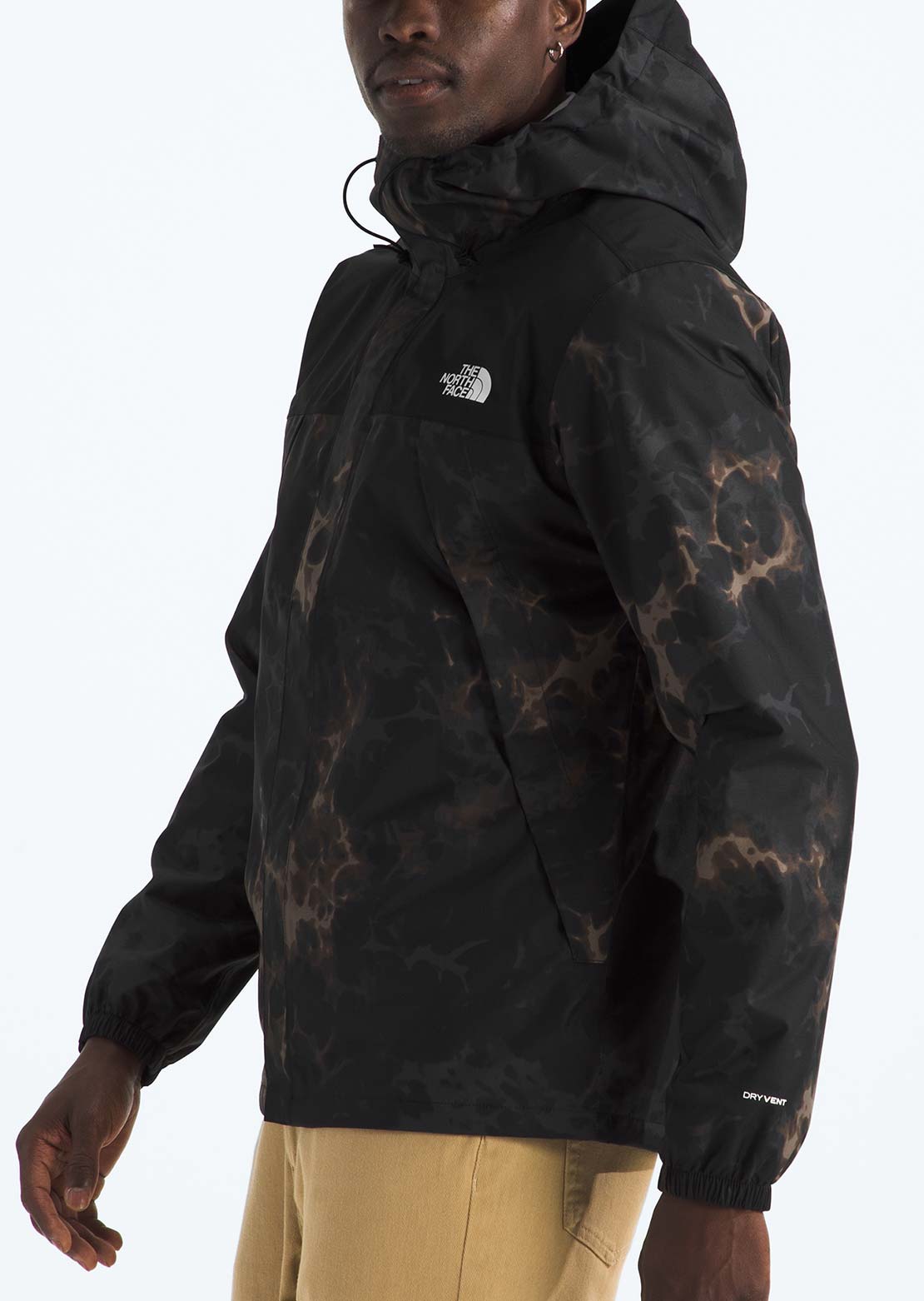 The North Face Men's Antora Print Jacket TNF Black/Light Refractions/TNF Black
