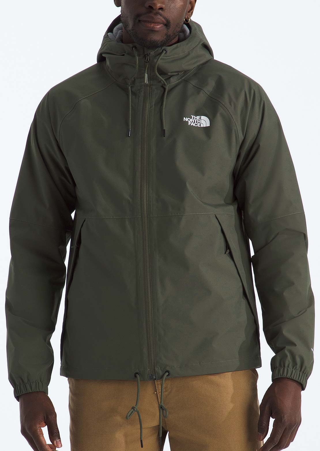 The North Face Men's Antora Rain Hood New Taupe Green