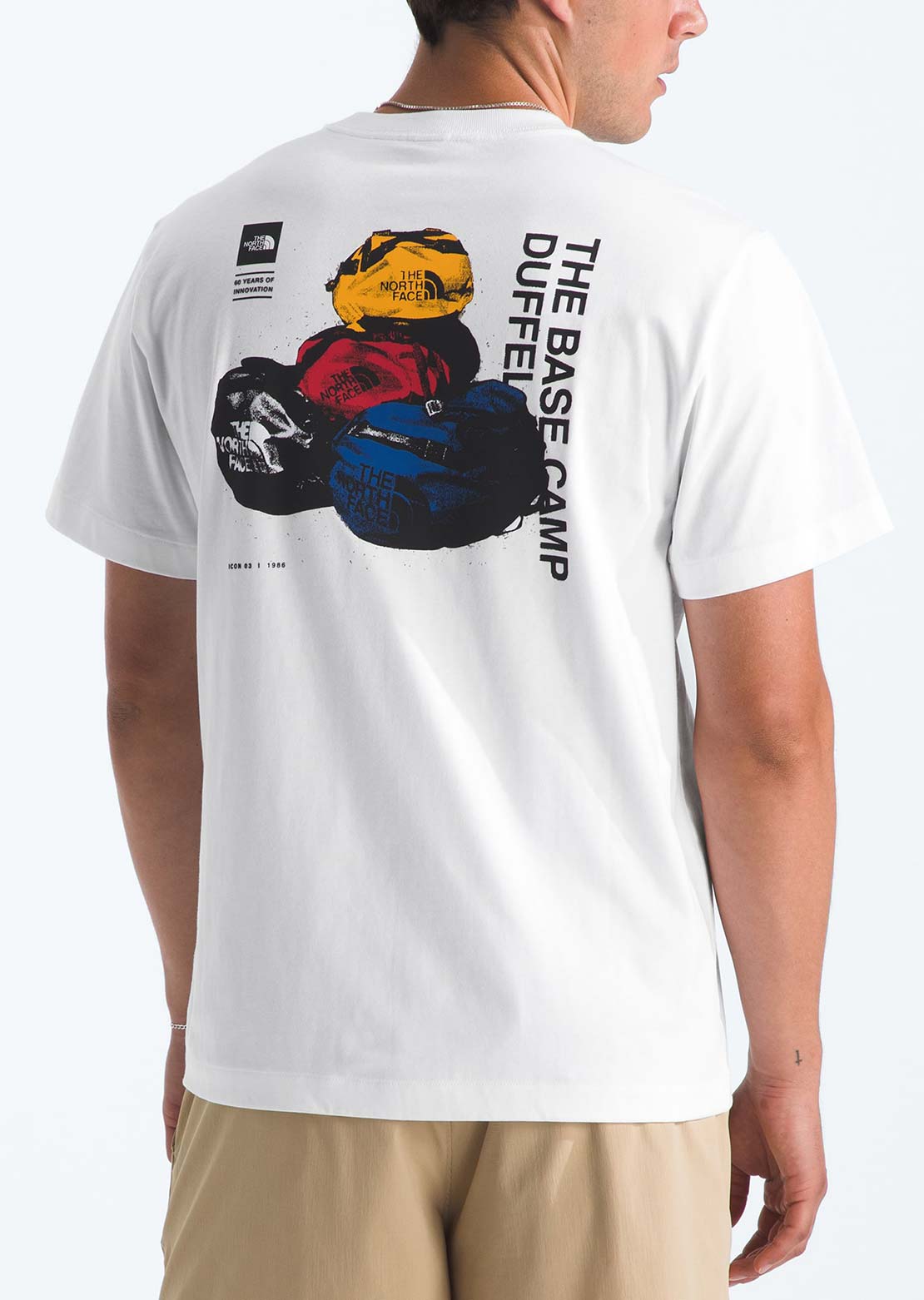 The North Face Men's BCD Celebration Relaxed Graphic T-Shirt TNF White