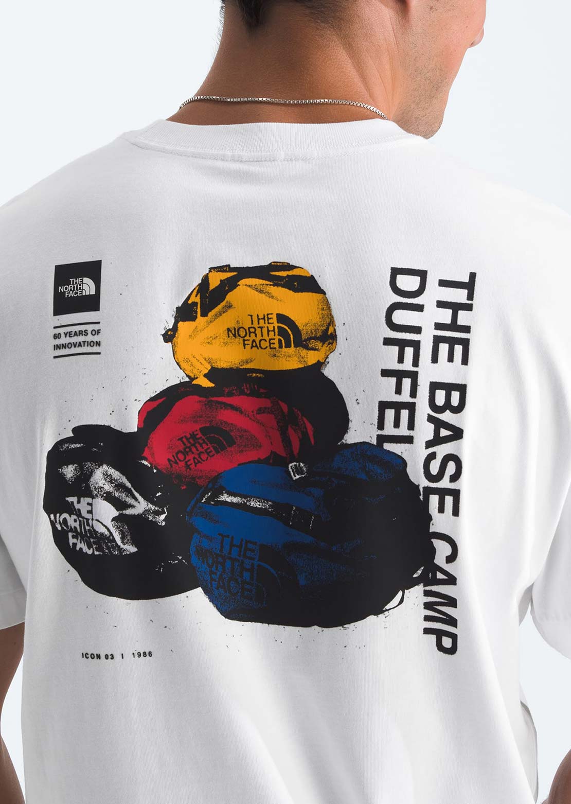 The North Face Men's BCD Celebration Relaxed Graphic T-Shirt TNF White