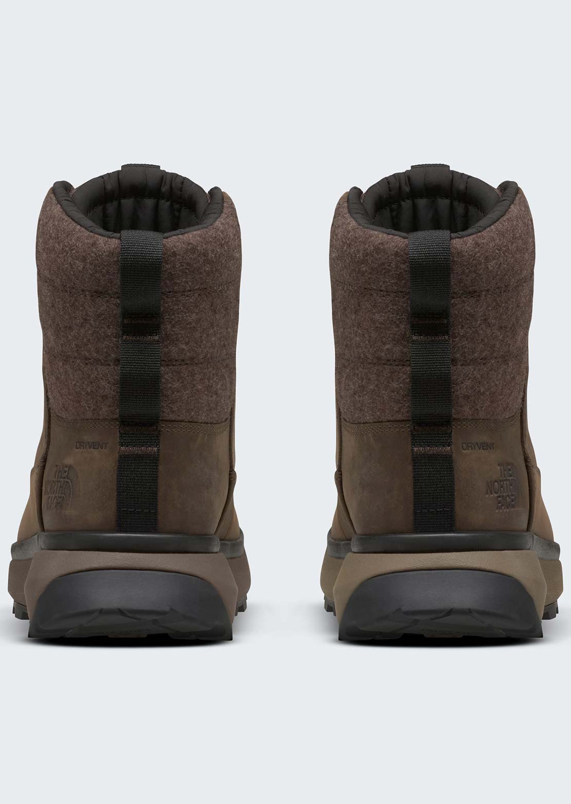 The North Face Men's Bergen Leather Waterproof Boots Demitasse Brown/TNF Black