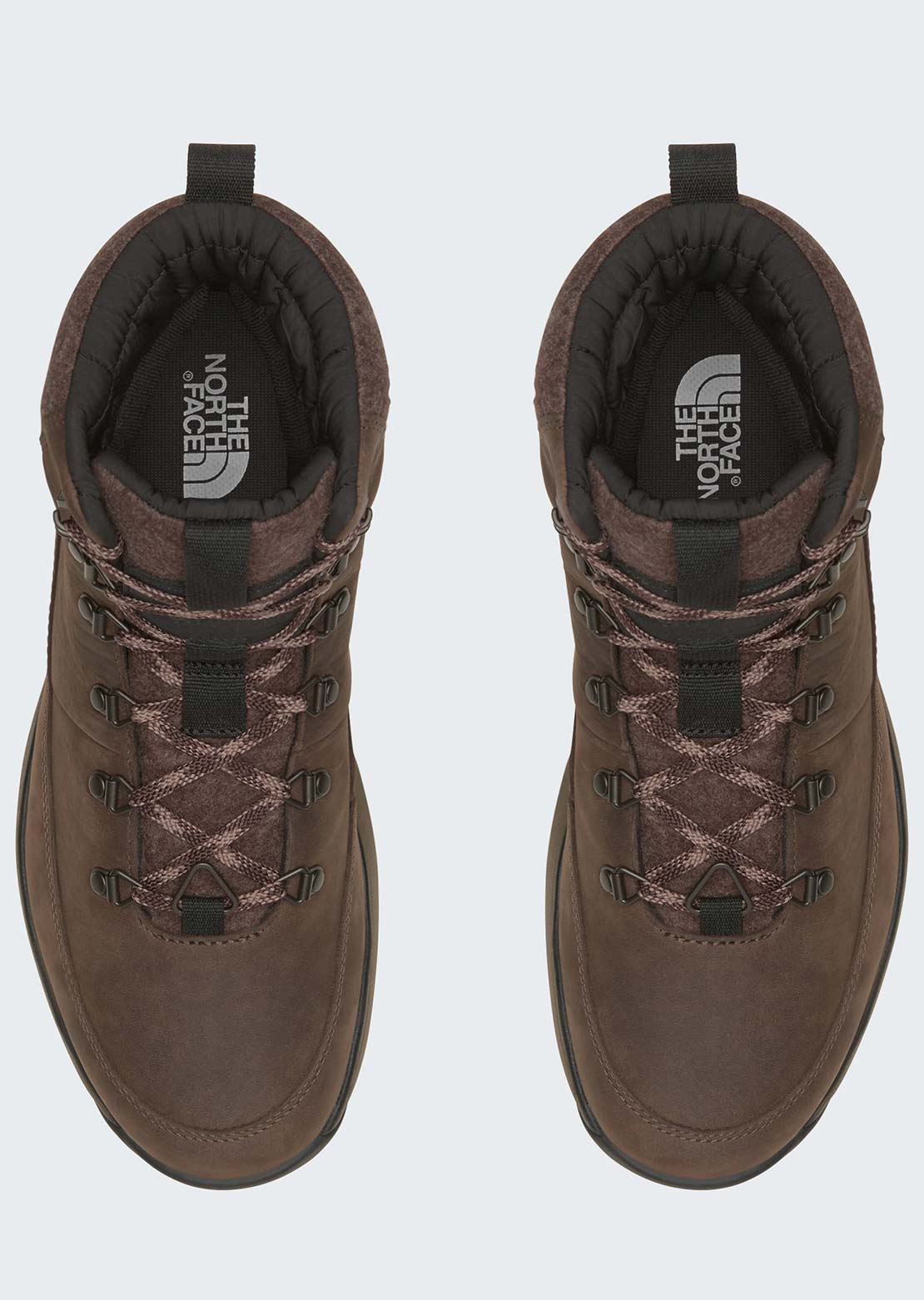 The North Face Men's Bergen Leather Waterproof Boots Demitasse Brown/TNF Black