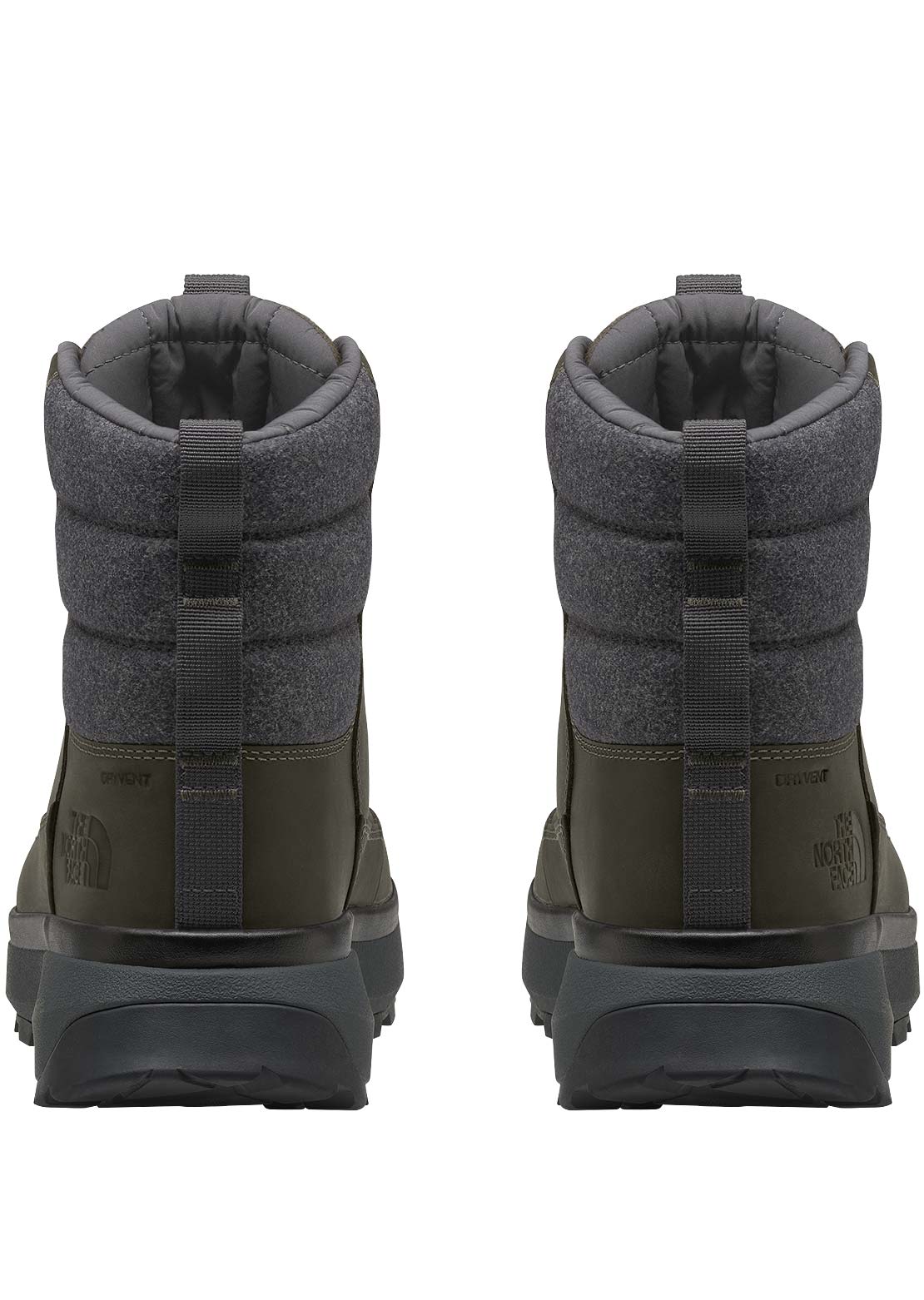 The North Face Men's Bergen Leather WP Boots New Taupe Green/Asphalt Grey