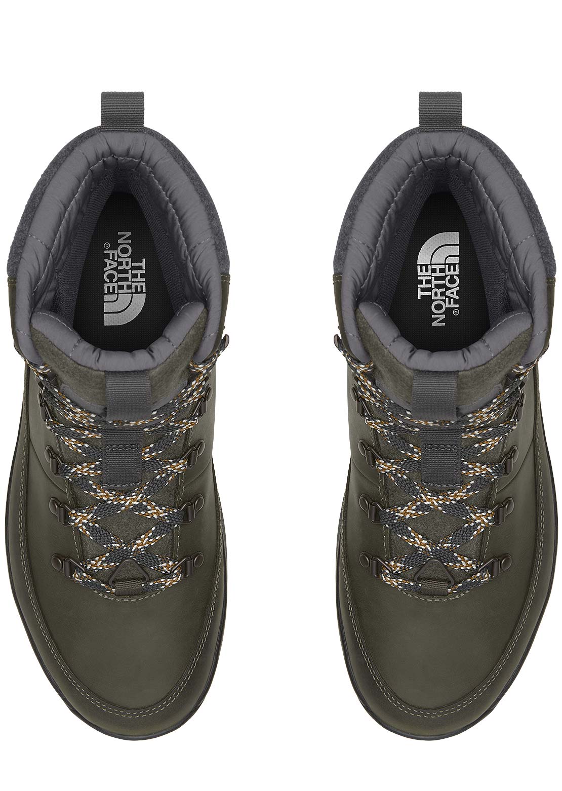 The North Face Men's Bergen Leather WP Boots New Taupe Green/Asphalt Grey