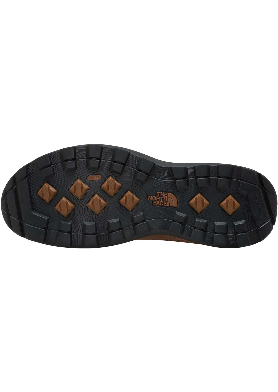The North Face Men's Bergen Mid Waterproof Boots Burnt Umber/TNF Black