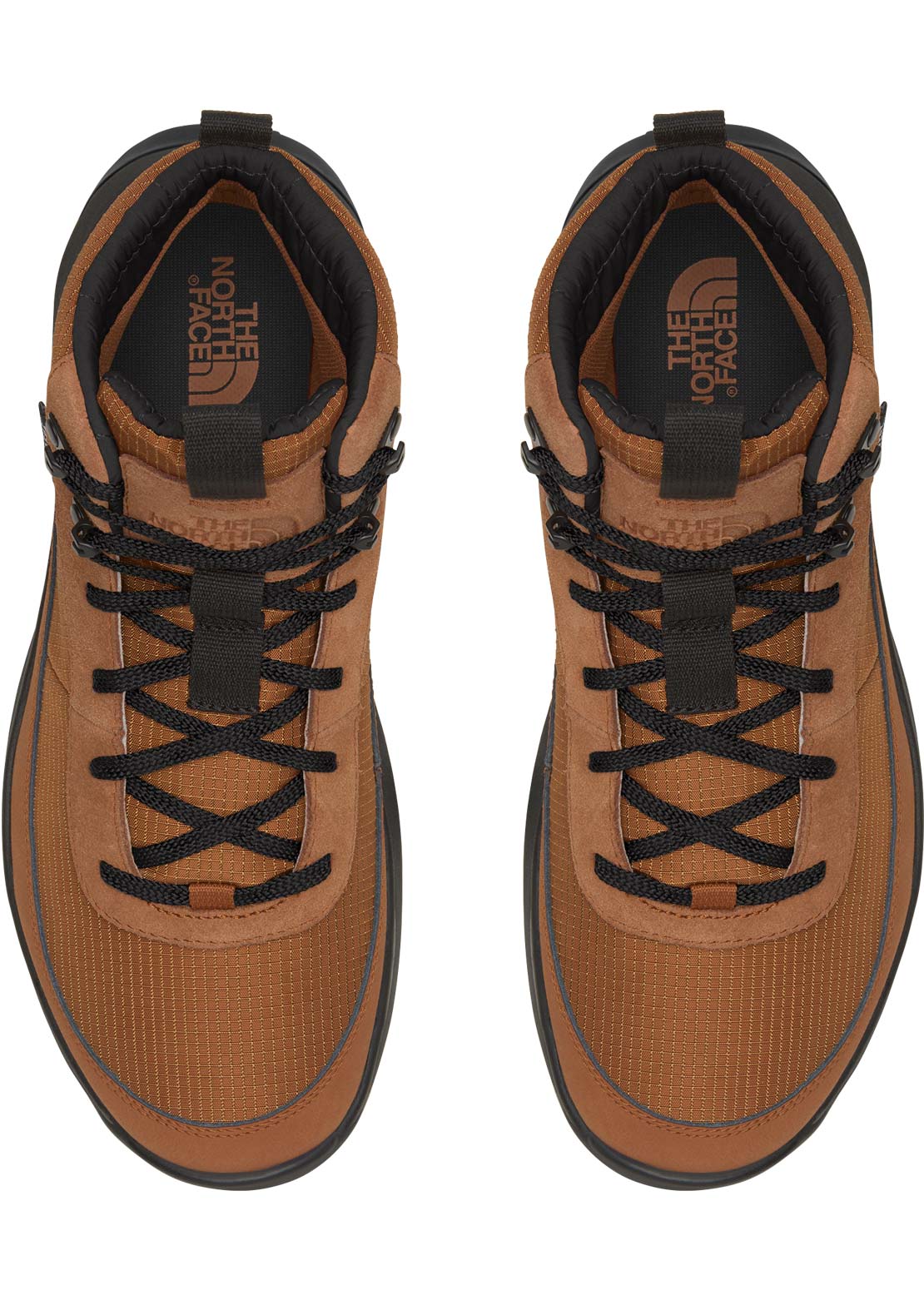 The North Face Men's Bergen Mid Waterproof Boots Burnt Umber/TNF Black