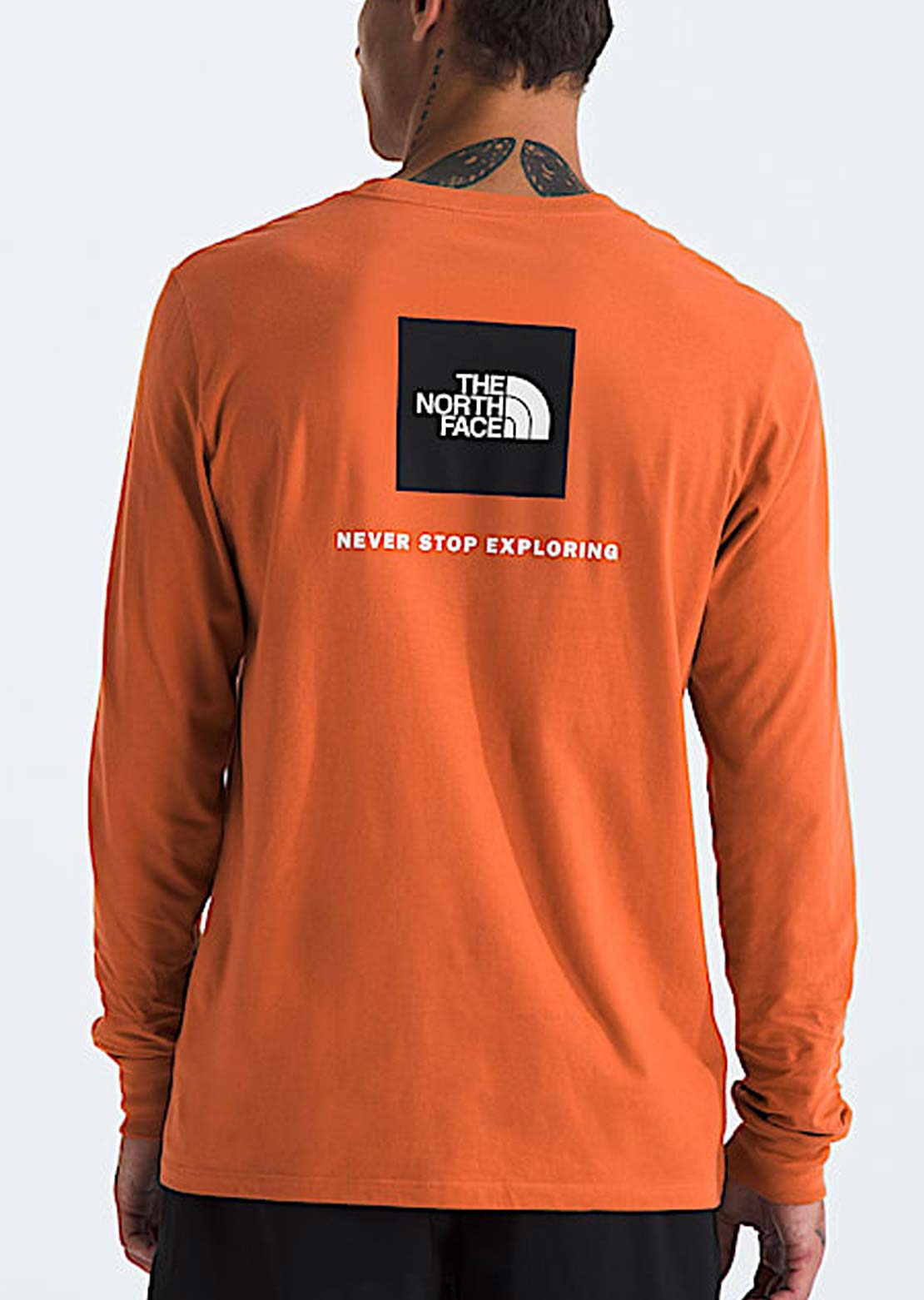 The North Face Men&#39;s Box NSE Longsleeve Iron Bronze