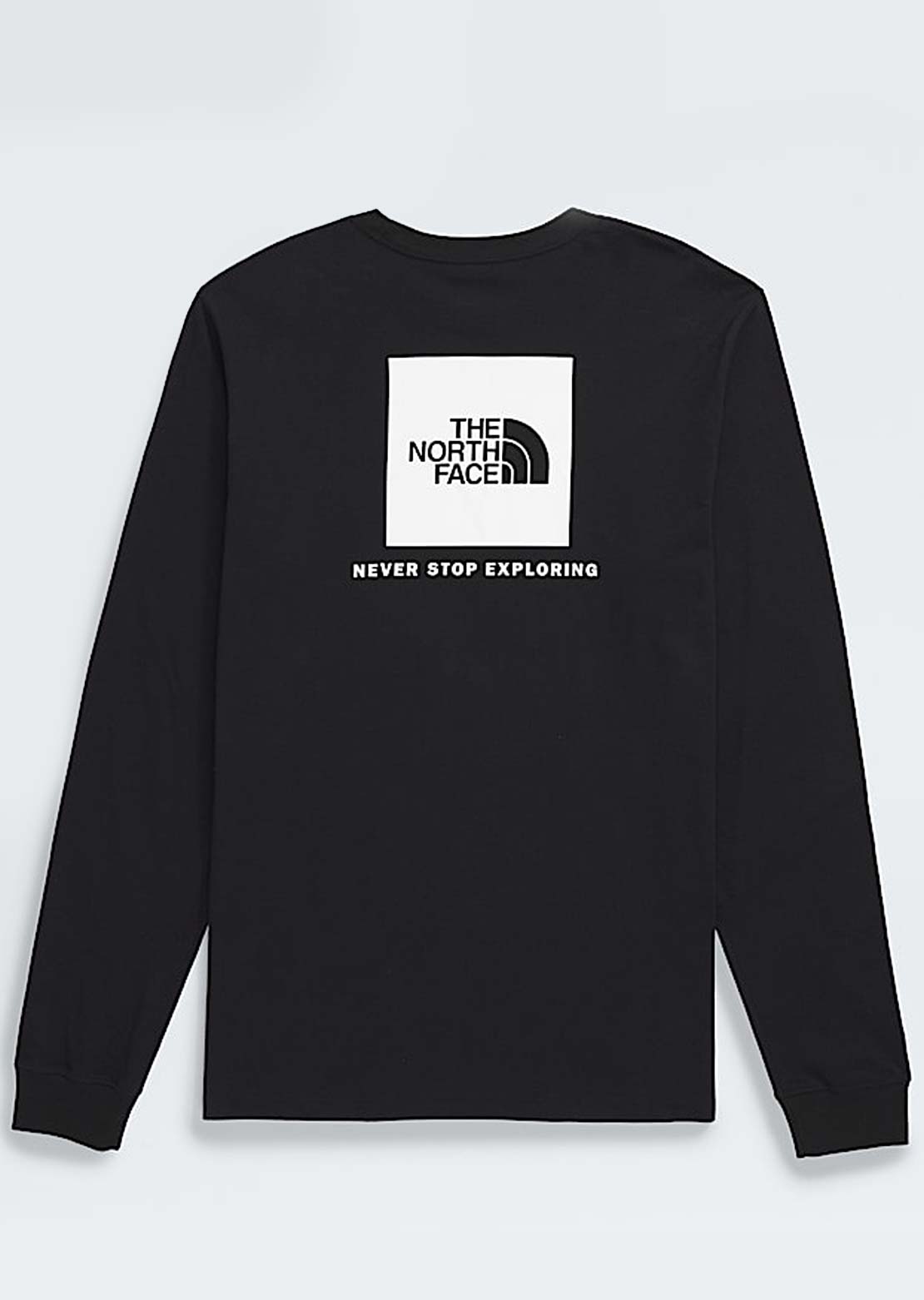 The North Face Men&#39;s Box NSE Longsleeve TNF Black/TNF White