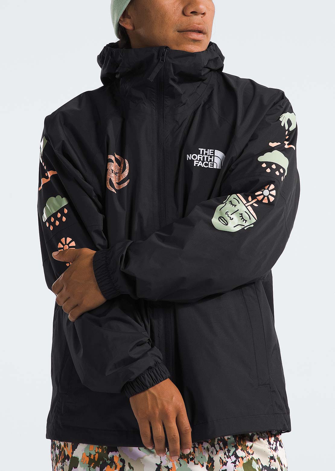 The North Face Men&#39;s Build Up Jacket TNF Black/Misty Sage