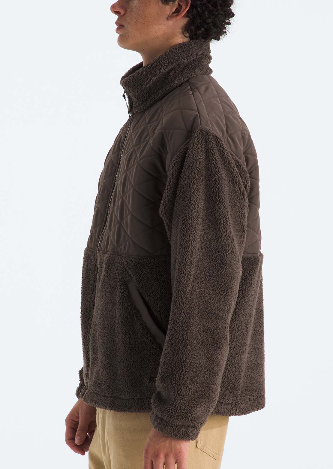 The North Face Men's Cabin Fleece Full Zip Jacket Smokey Brown