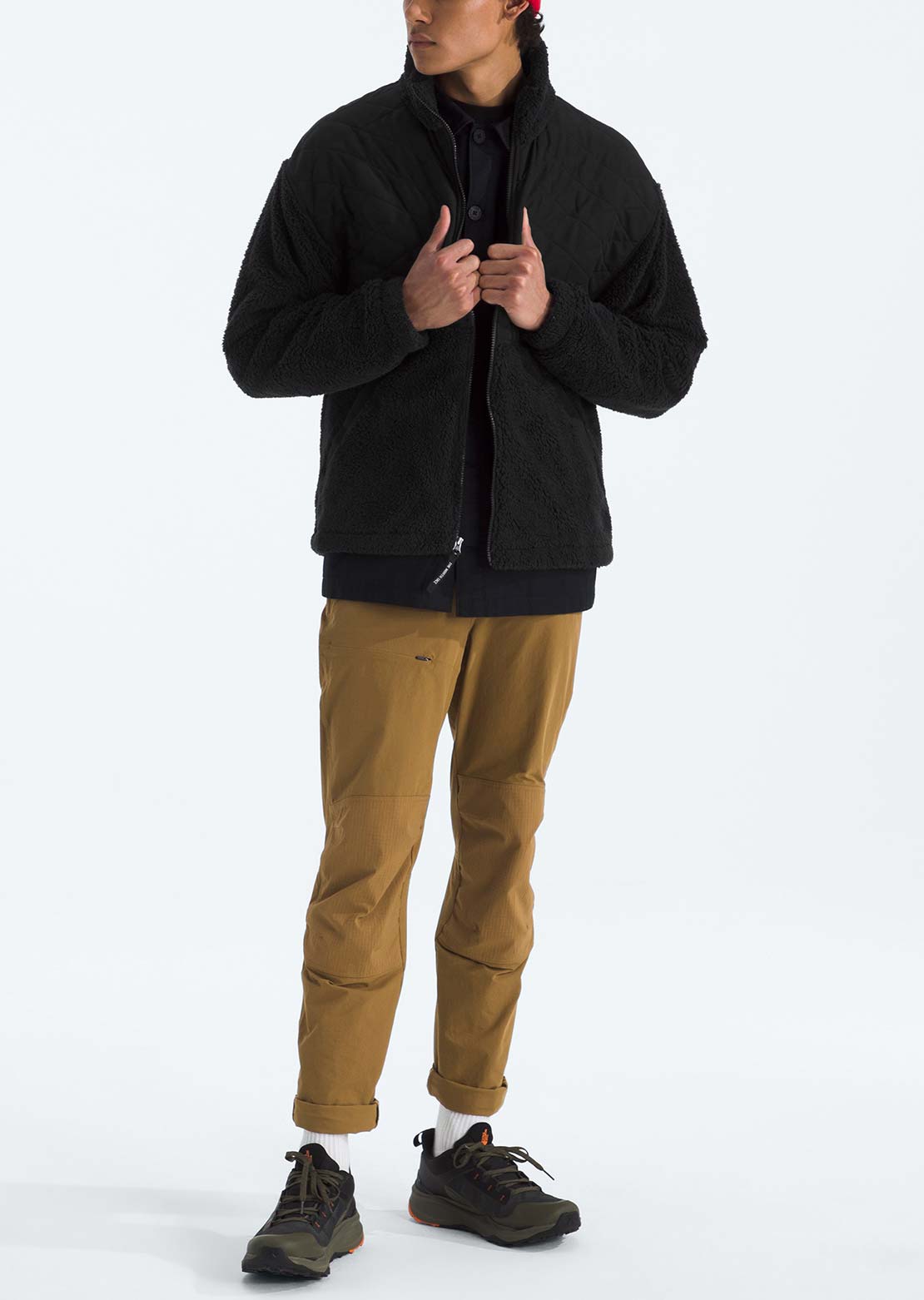 The North Face Men's Cabin Fleece Full Zip Jacket TNF Black