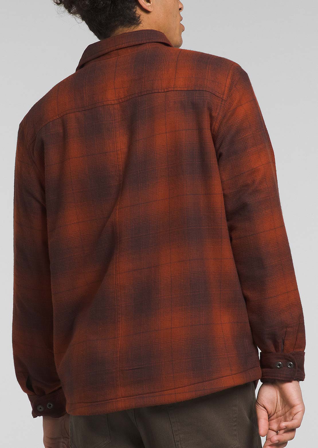 The North Face Men's Campshire Button Up Shirt Brandy Brown Medium Half Dome Shadow Plaid