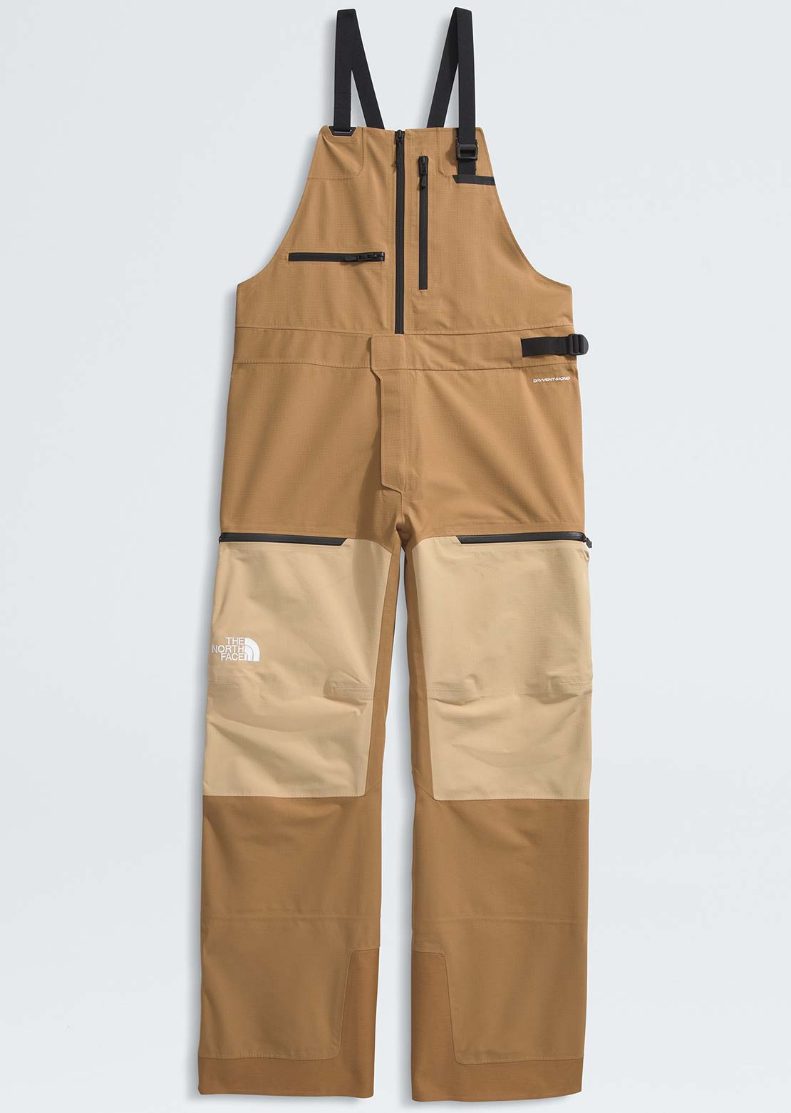 The North Face Men's Ceptor Bib Pants Utility Brown/Khaki Stone