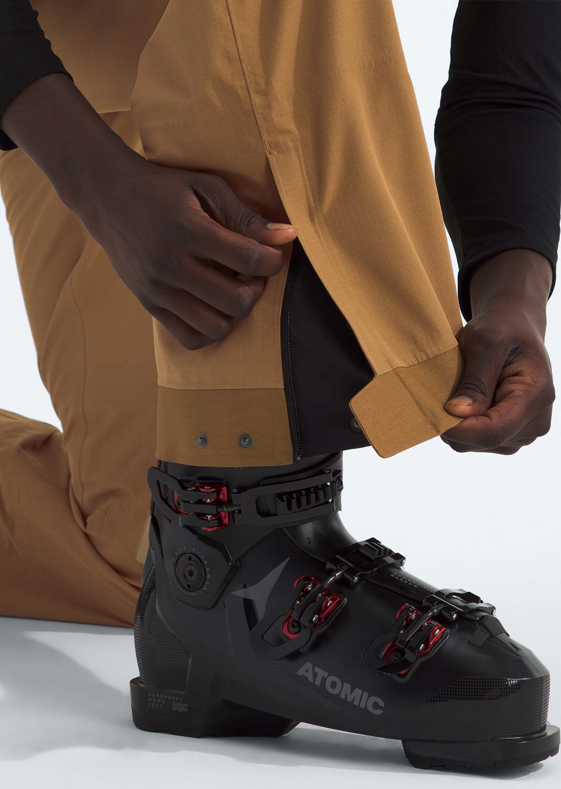 The North Face Men's Ceptor Bib Pants Utility Brown/Khaki Stone