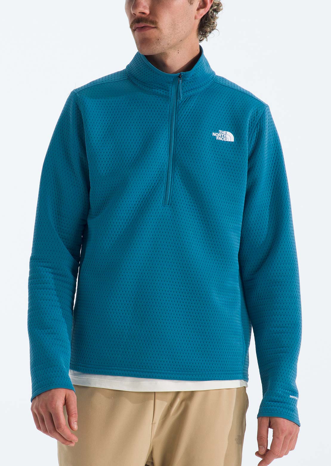 The North Face Men's Dotknit Thermal 1/4 Zip Sweater TNF Dusk Blue