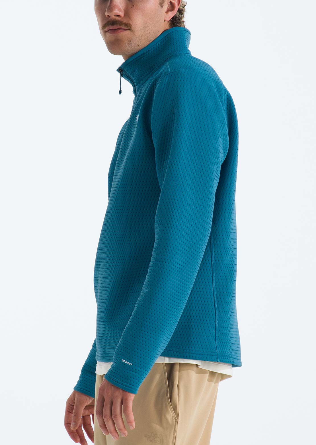The North Face Men's Dotknit Thermal 1/4 Zip Sweater TNF Dusk Blue