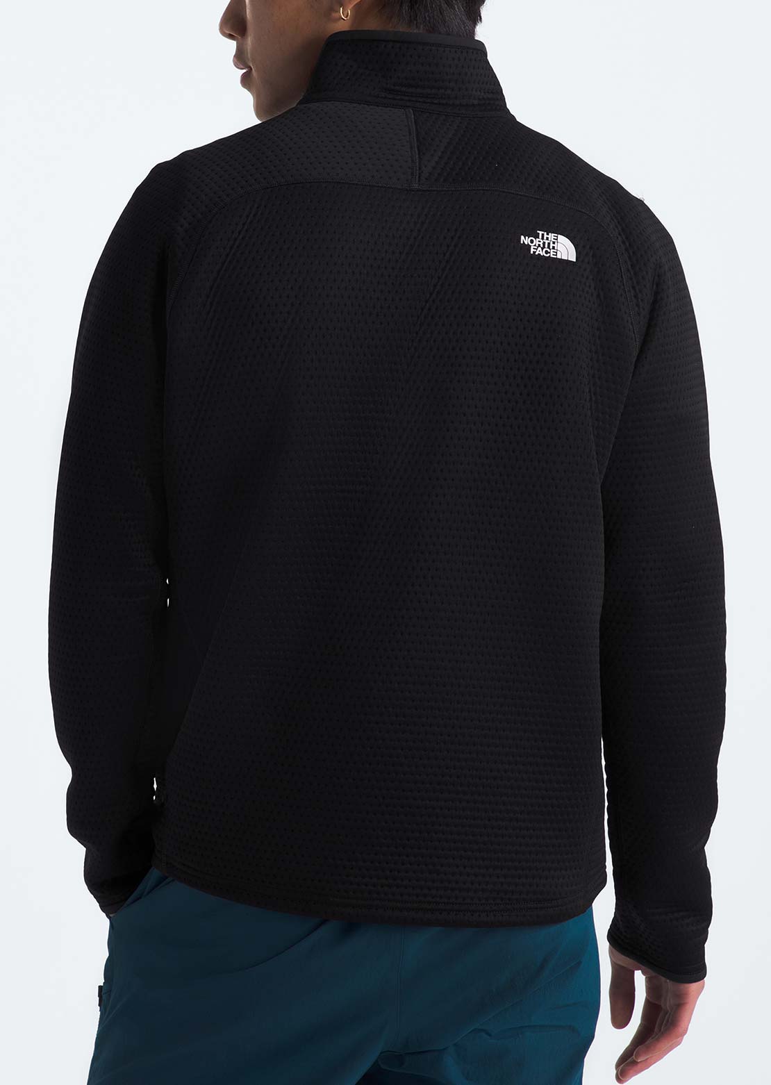 The North Face Men's Dotknit Thermal 1/4 Zip Sweater TNF Black