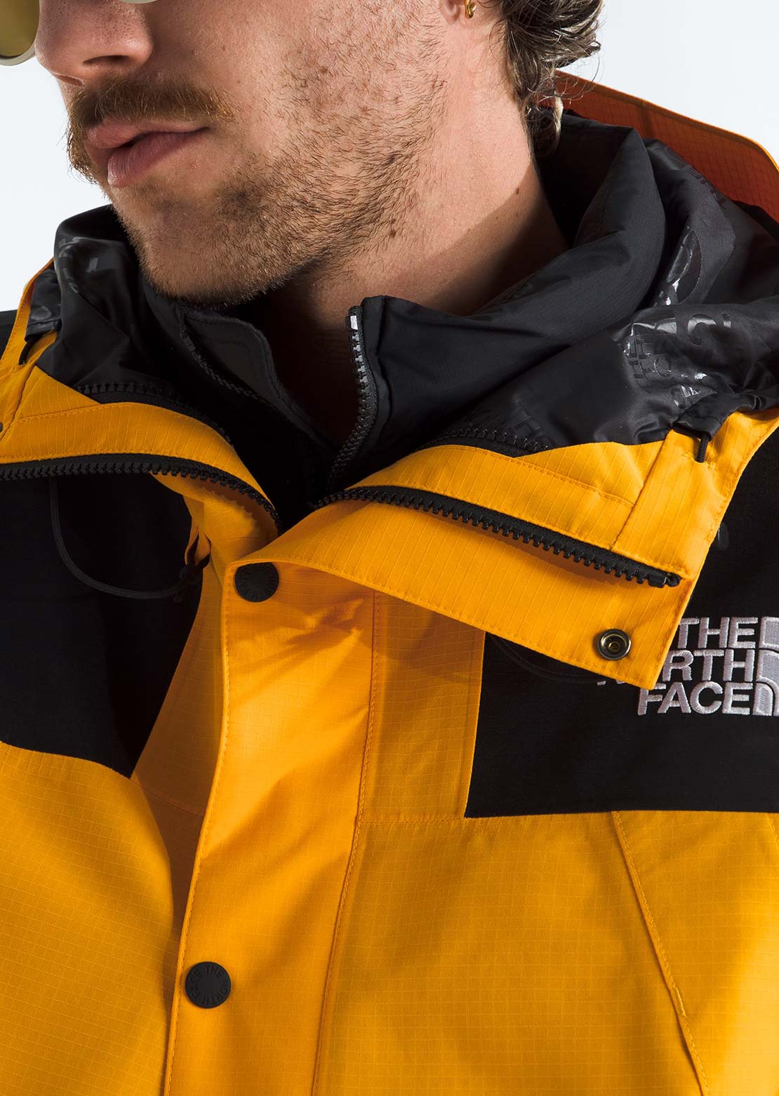 The North Face Men's DryVent Mono Mountain Jacket Summit Gold/TNF Black