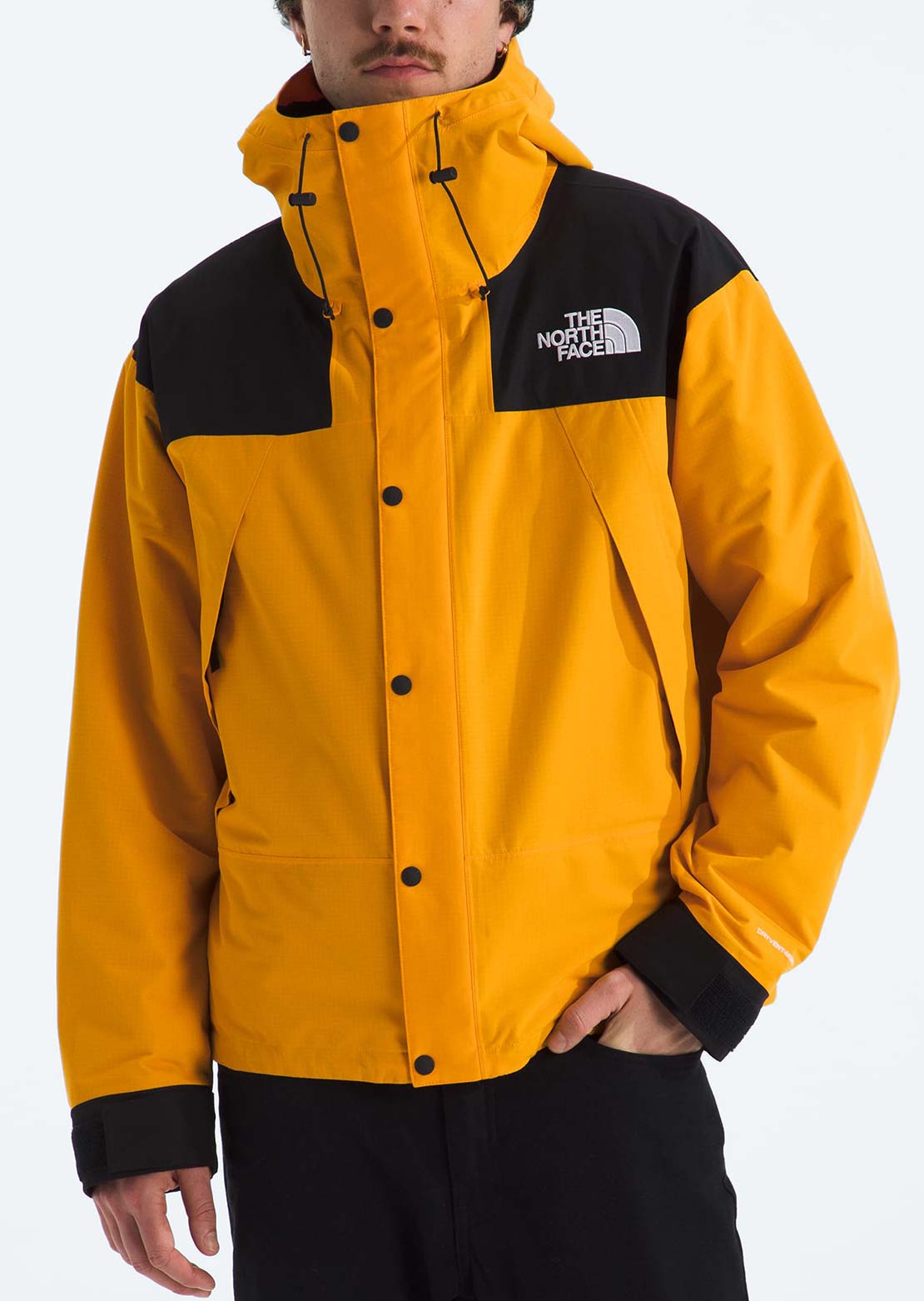 The North Face Men's DryVent Mono Mountain Jacket Summit Gold/TNF Black