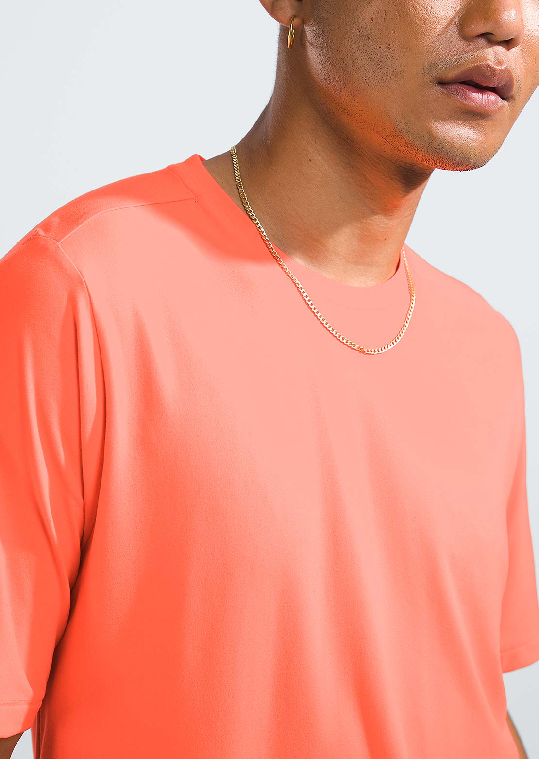 The North Face Men's Dune Sky Crewneck T-Shirt Vivid Flame