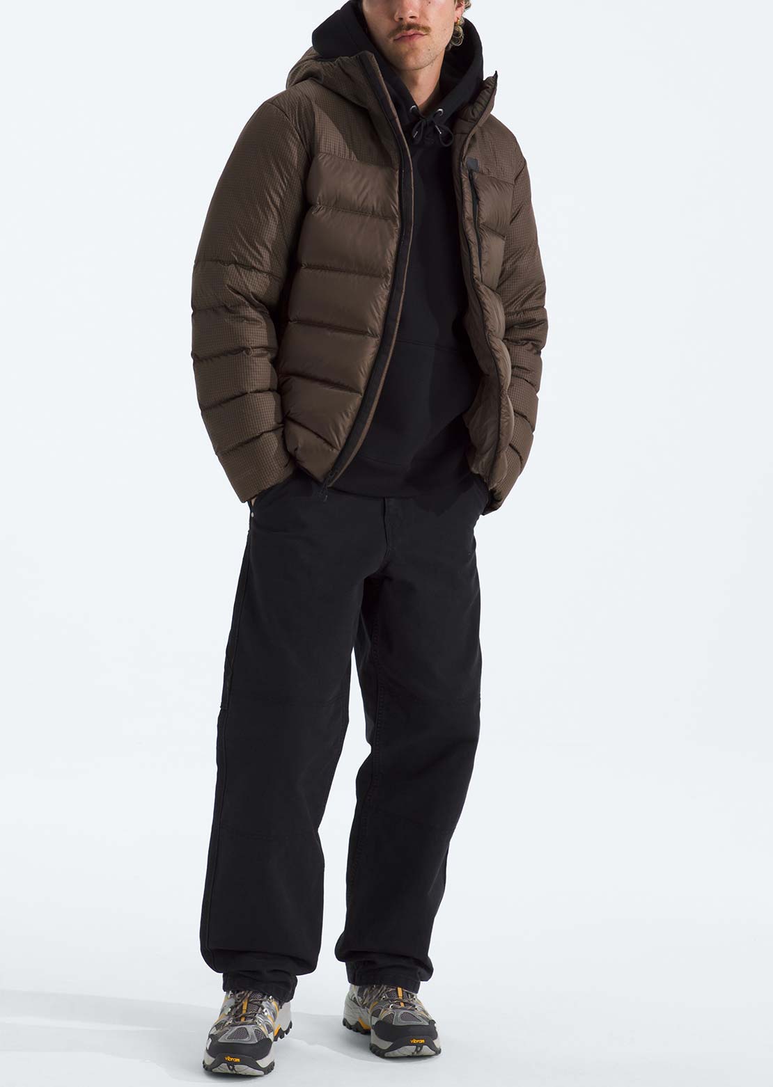 The North Face Men's EG Kalix Down Hooded Jacket Smokey Brown