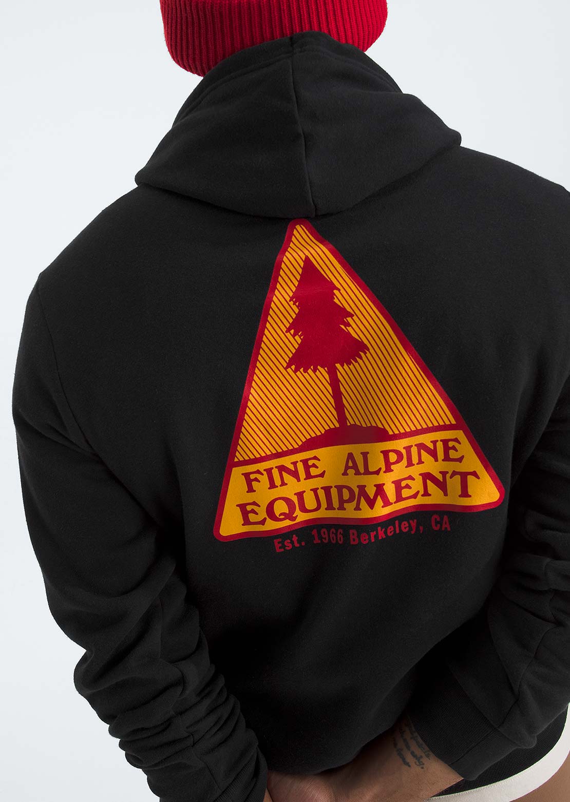 The North Face Men's Evolution Mountain Woods Graphic Hood TNF Black