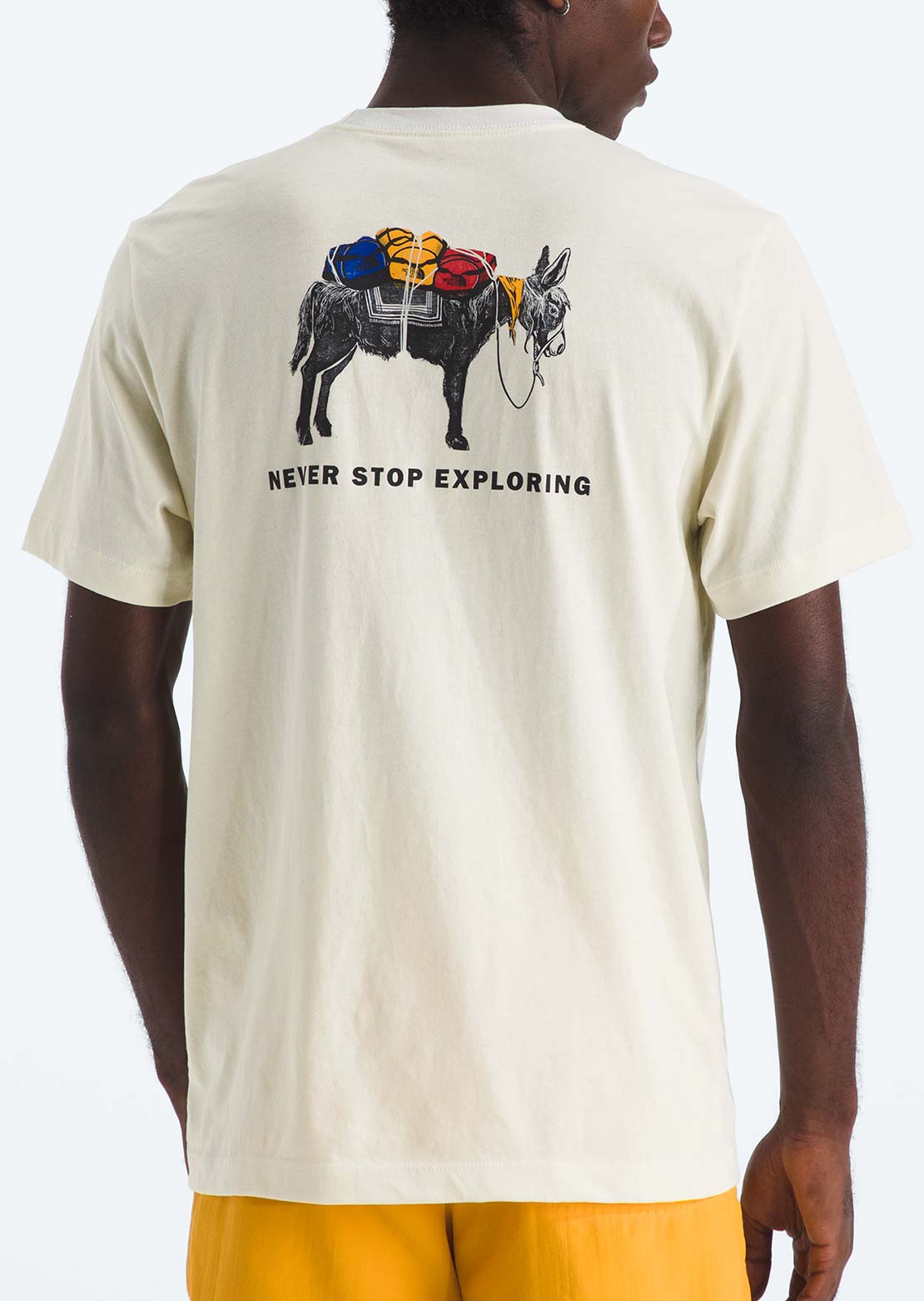 The North Face Men's Evolution Pack Graphic T-Shirt White Dune
