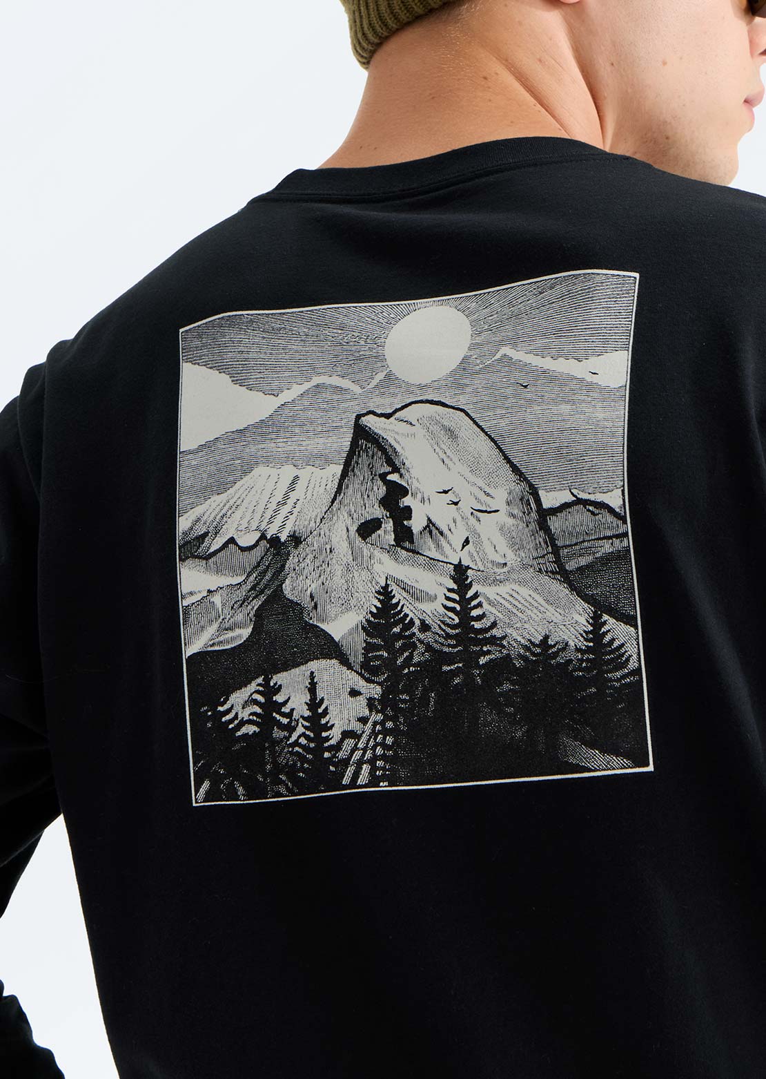 The North Face Hommes Evolution Scenic Half Dome Regular Manches longues
