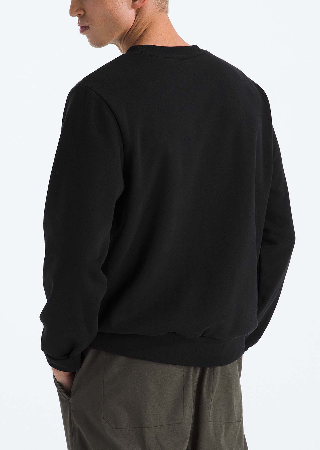 The North Face Men's Evolution Simple Dome Crewneck Sweatshirt TNF Black